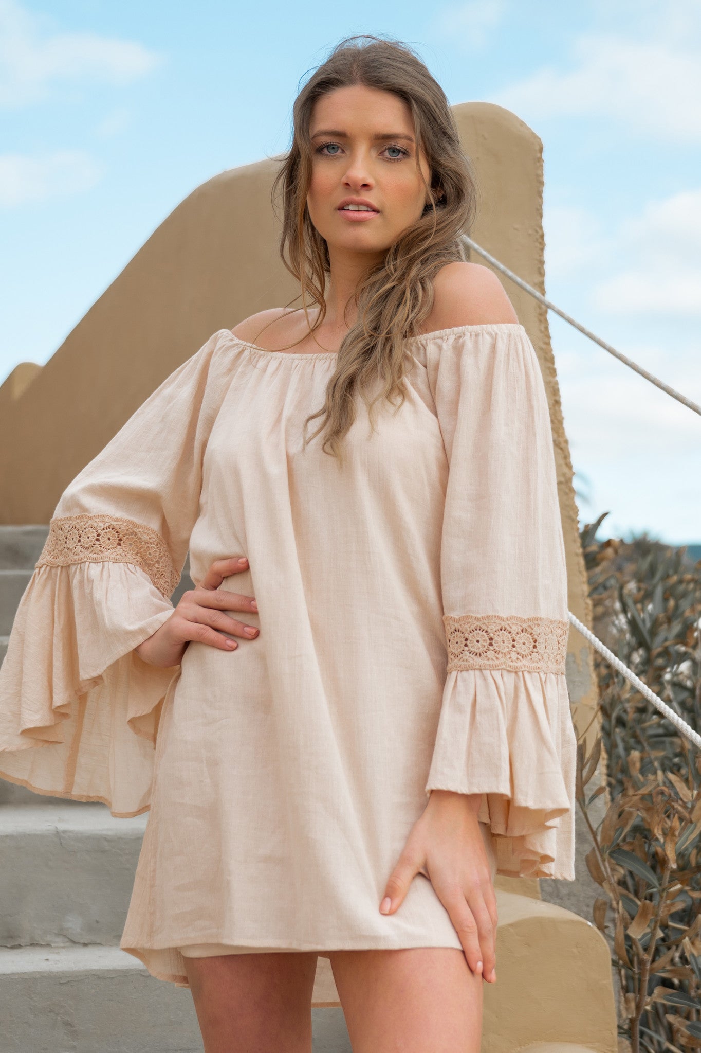 Bohemian item in peach van ibzmode, Brands of Ibiza