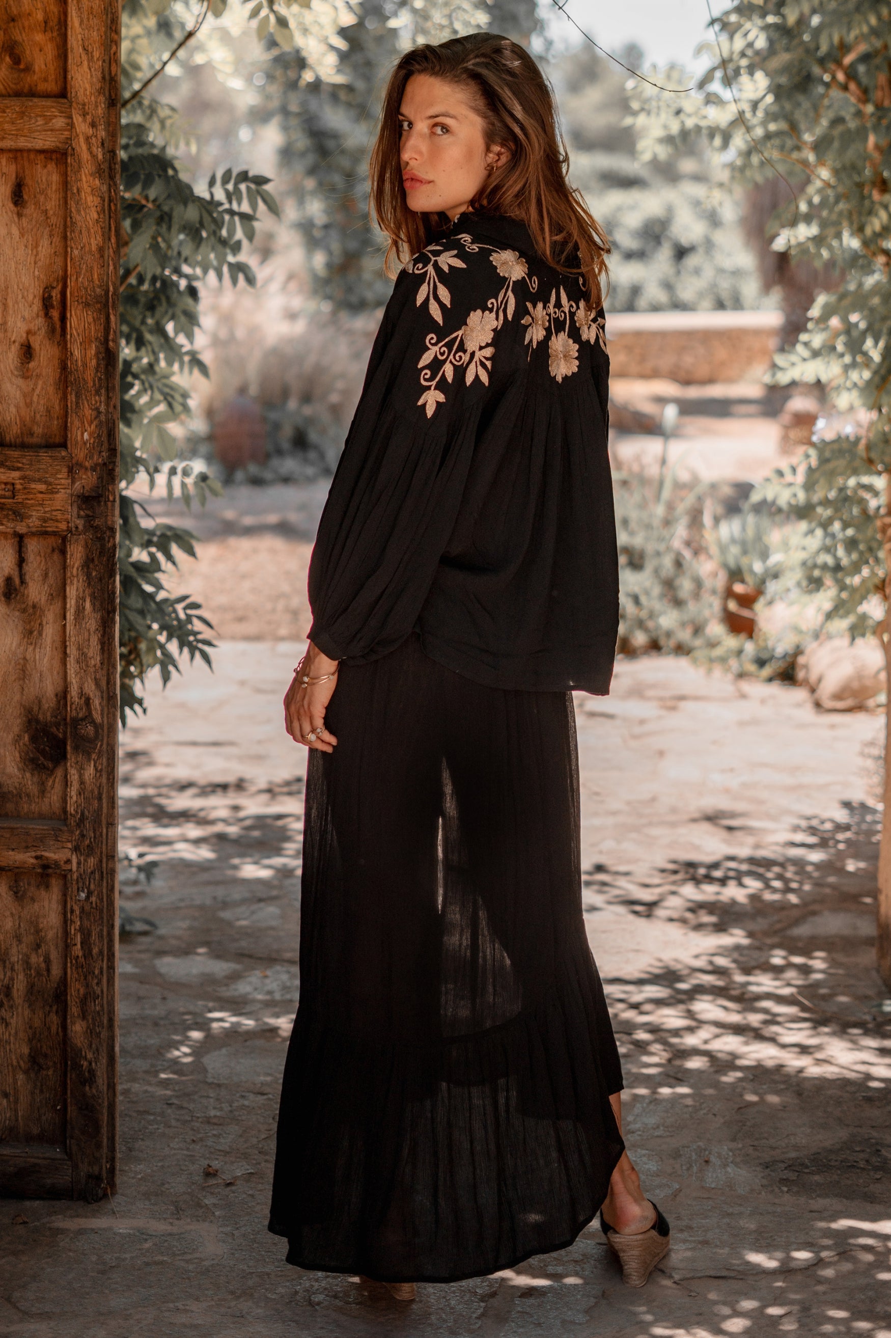 Bohemian rok in black van ibzmode, Brands of Ibiza