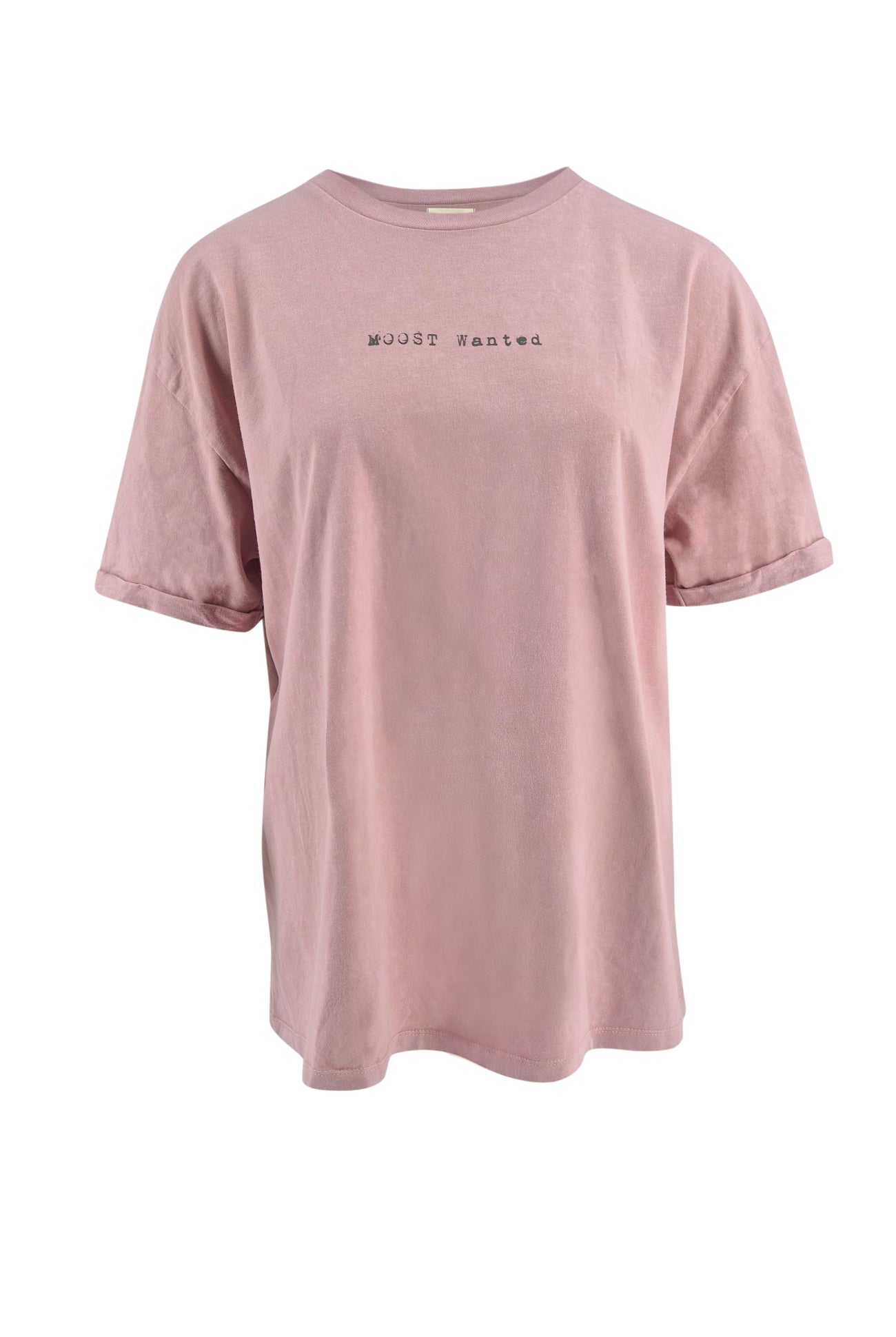 Ibizamode Moost Wanted Blake Artwork T-shirt dusty pink with USA tour back print