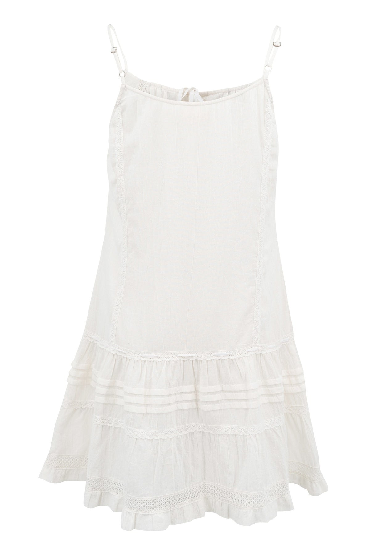 Bohemian jurk in white van ibzmode, Brands of Ibiza