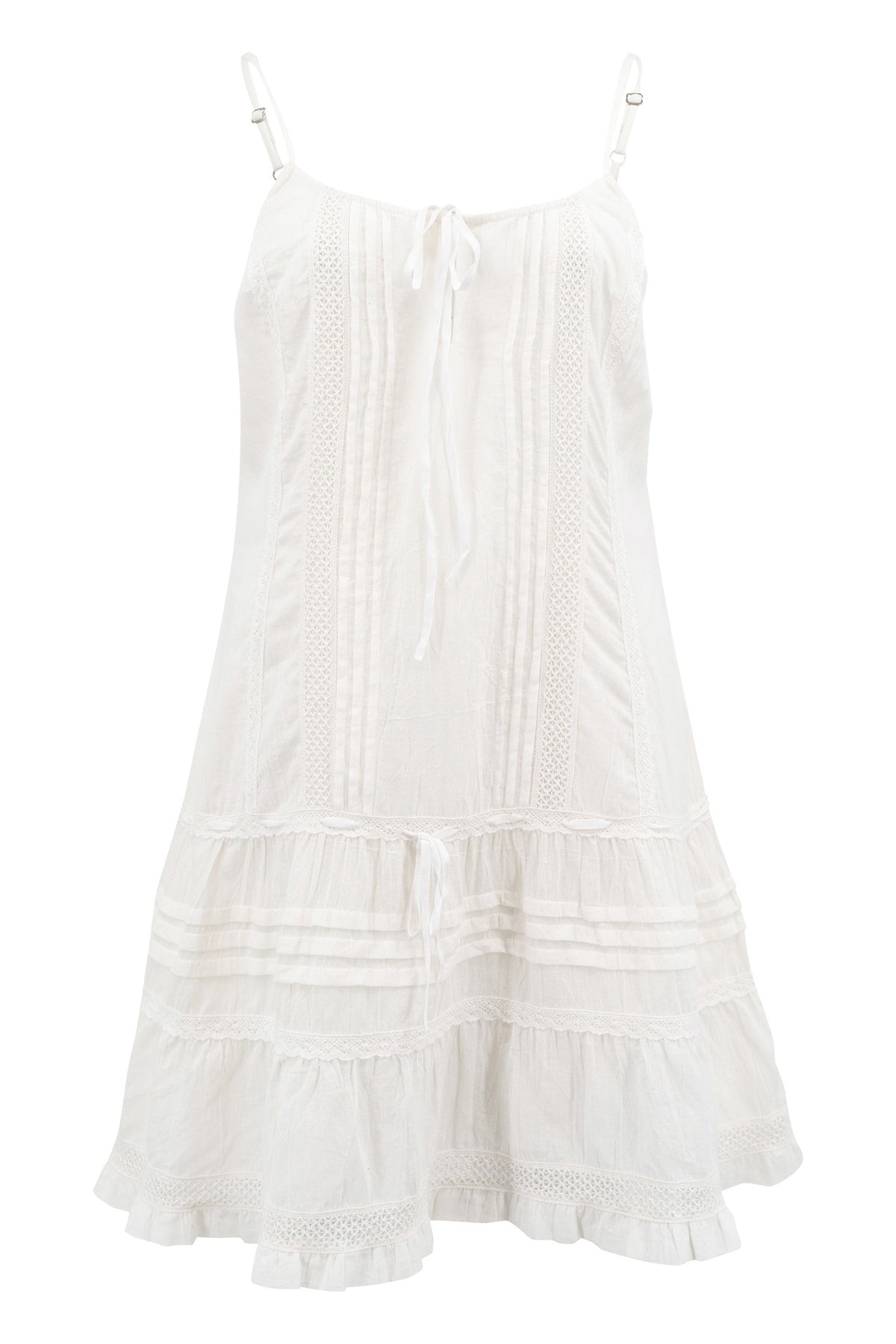 Bohemian jurk in white van ibzmode, Brands of Ibiza