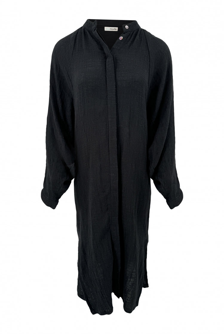 Vestido bohemio en negro de ibzmode, Marcas de Ibiza