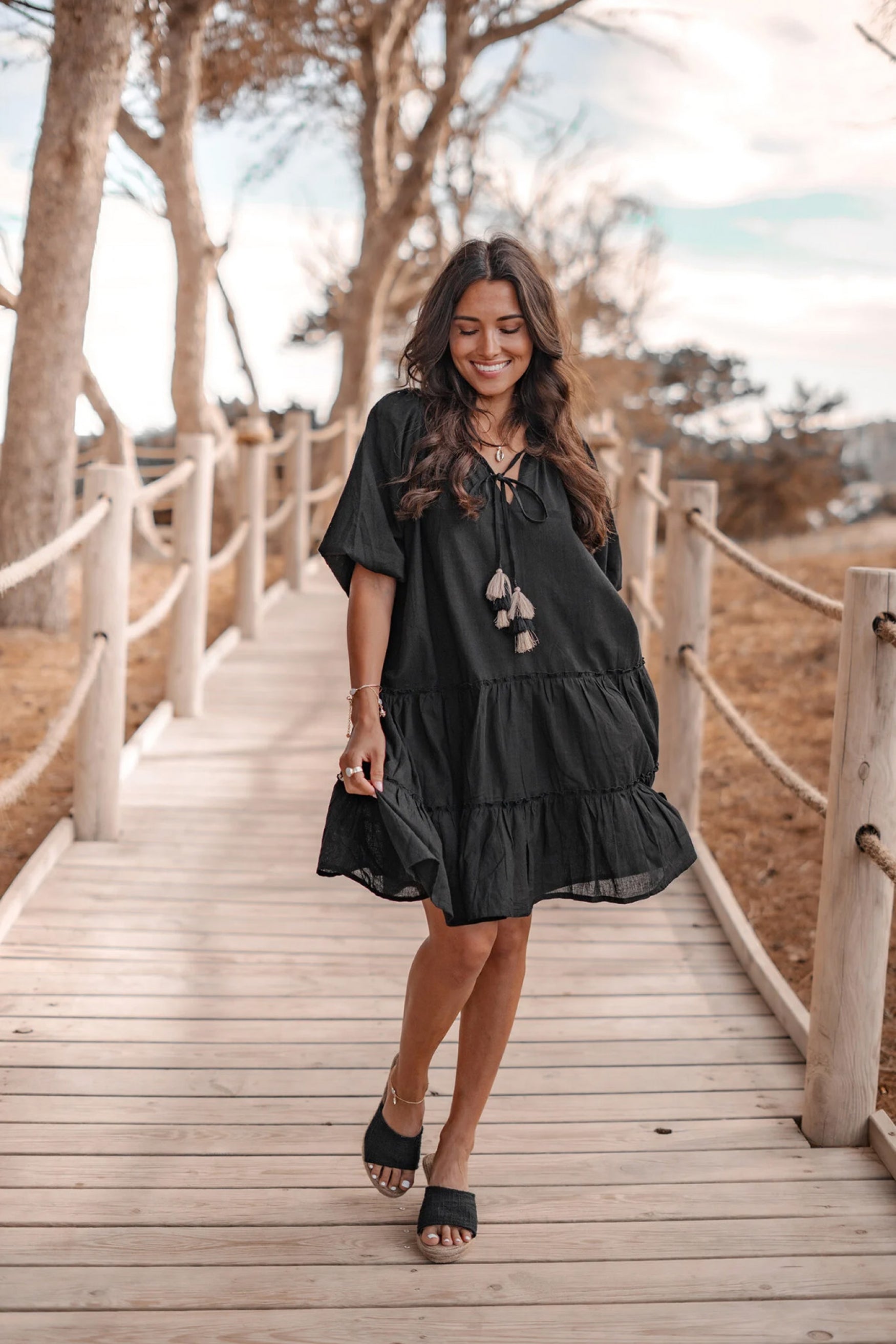 Bohemian item in black van ibzmode, Brands of Ibiza