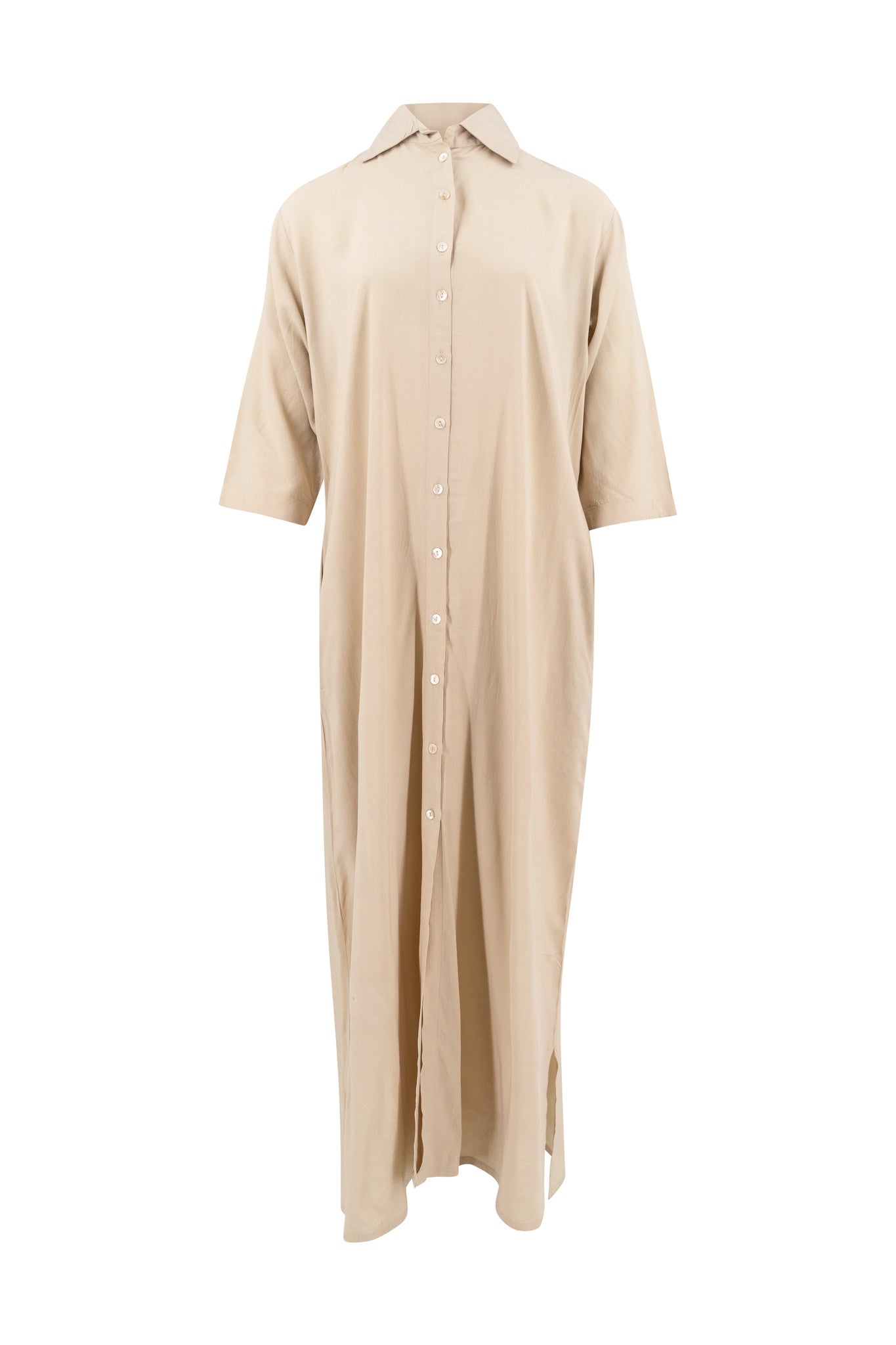 Bohemian blouse in sand van ibzmode, Brands of Ibiza