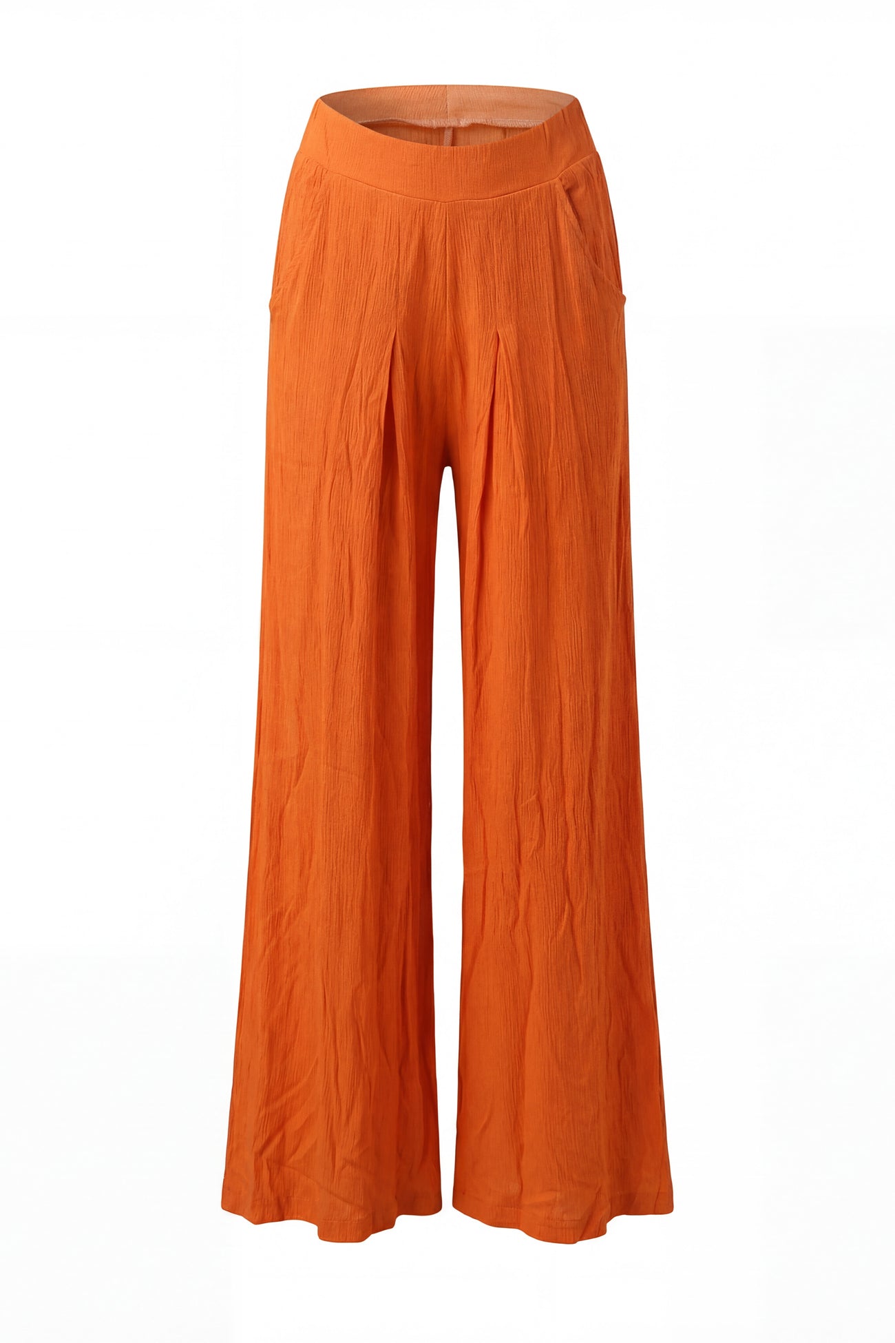Ibzmode Pantalon Lirena Orange wide leg pants for King's Day and football events