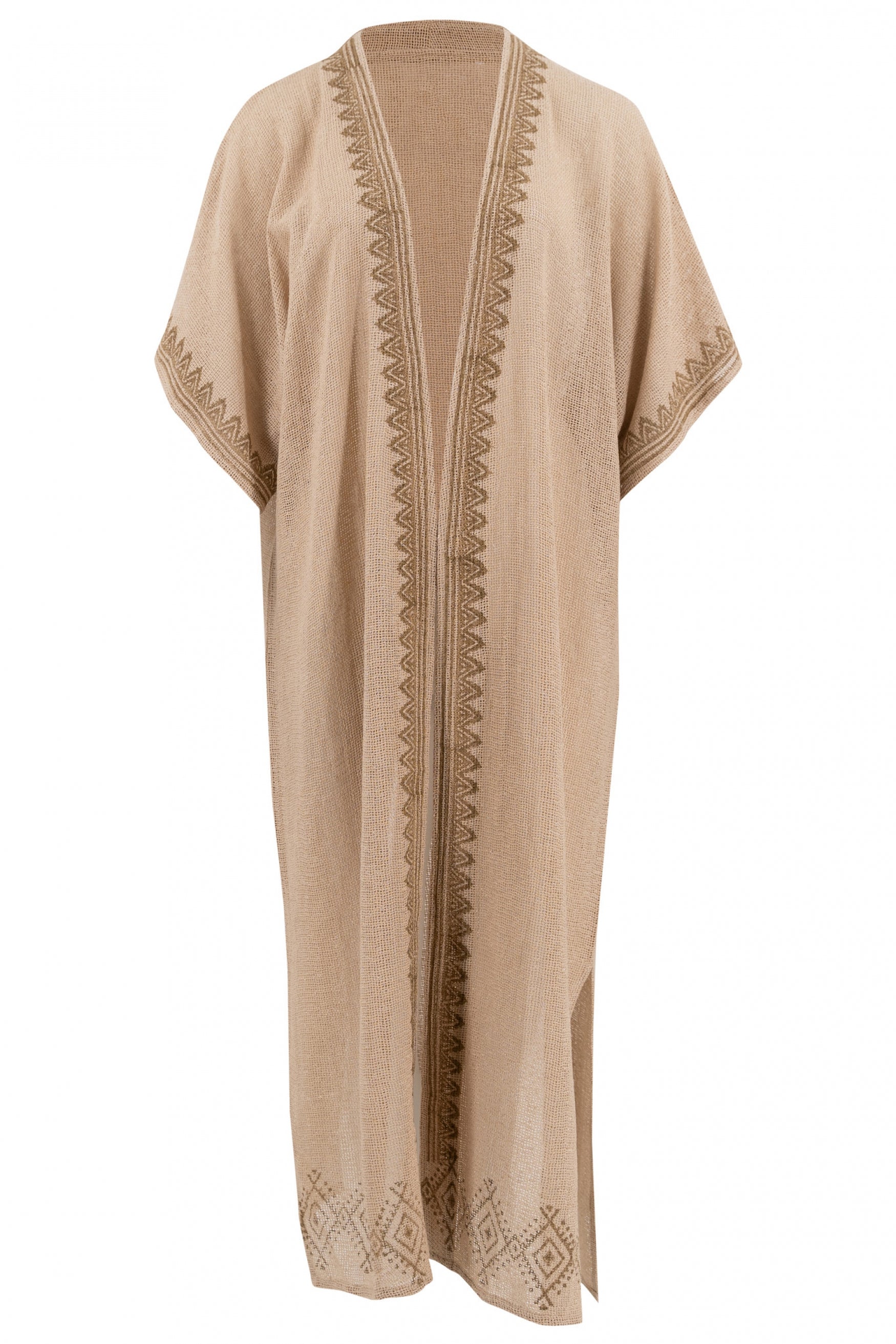 Bohemian kimono in zand van ibzmode, Brands of Ibiza