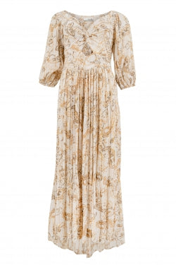 Bohemian jurk in sand van ibzmode, Brands of Ibiza