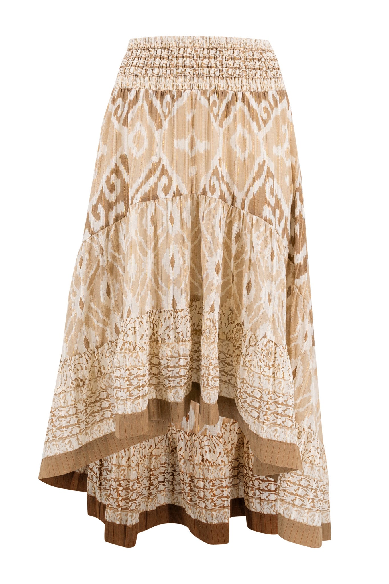 Bohemian rok in natural van ibzmode, Brands of Ibiza