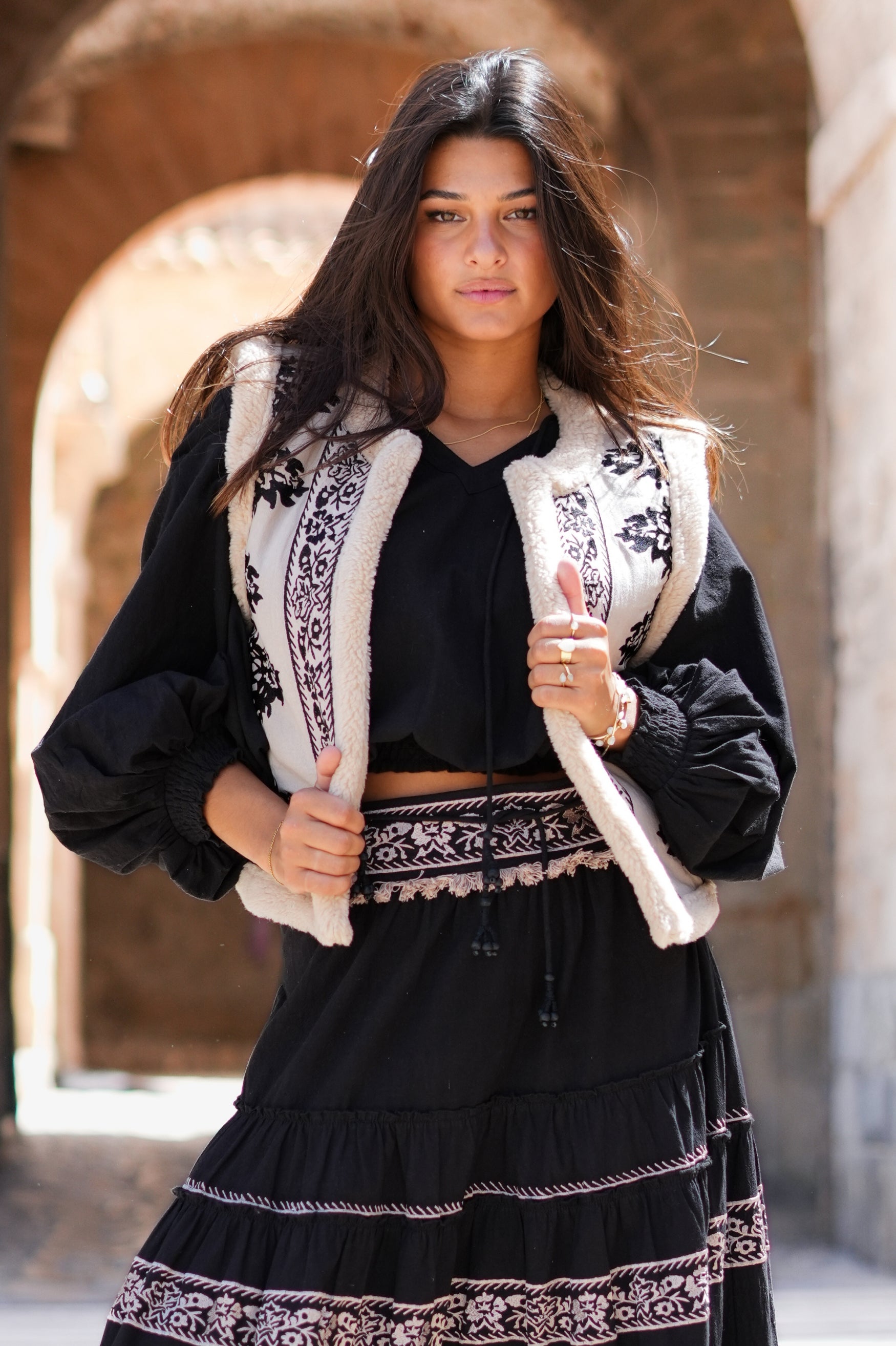 Bohemian item in light taupe van ibzmode, Brands of Ibiza