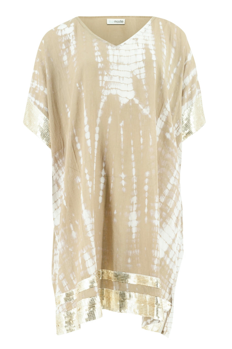 Bohemian item in taupe tie dye van ibzmode, Brands of Ibiza