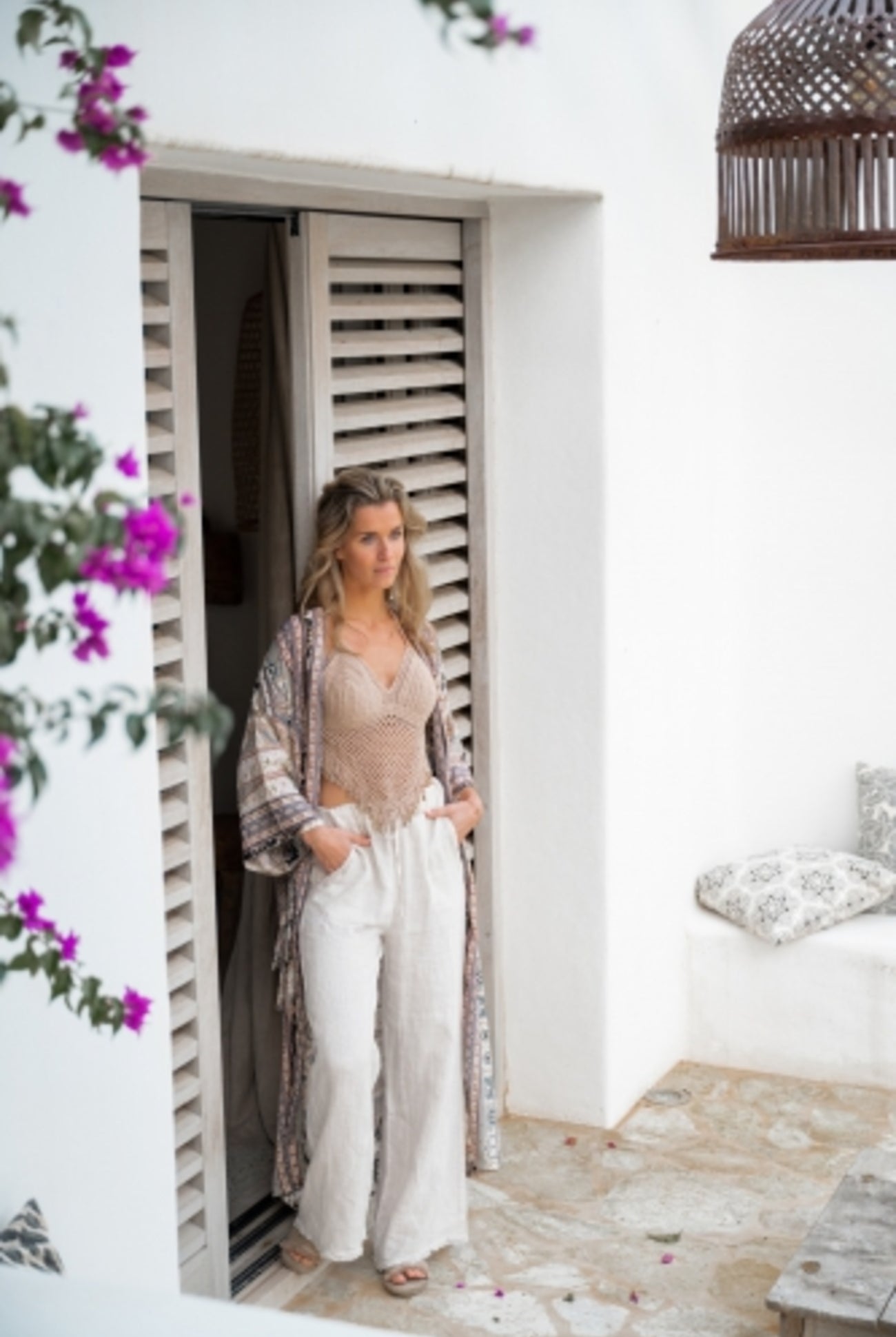 Bohemian item in white van ibzmode, Brands of Ibiza