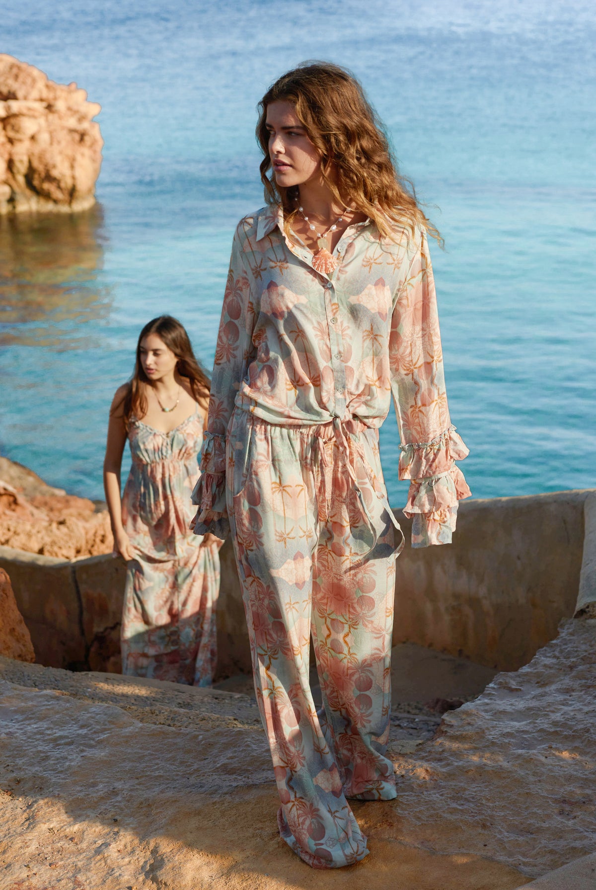 Pantalon bohème imprimé d'Isla Ibiza, Brands of Ibiza