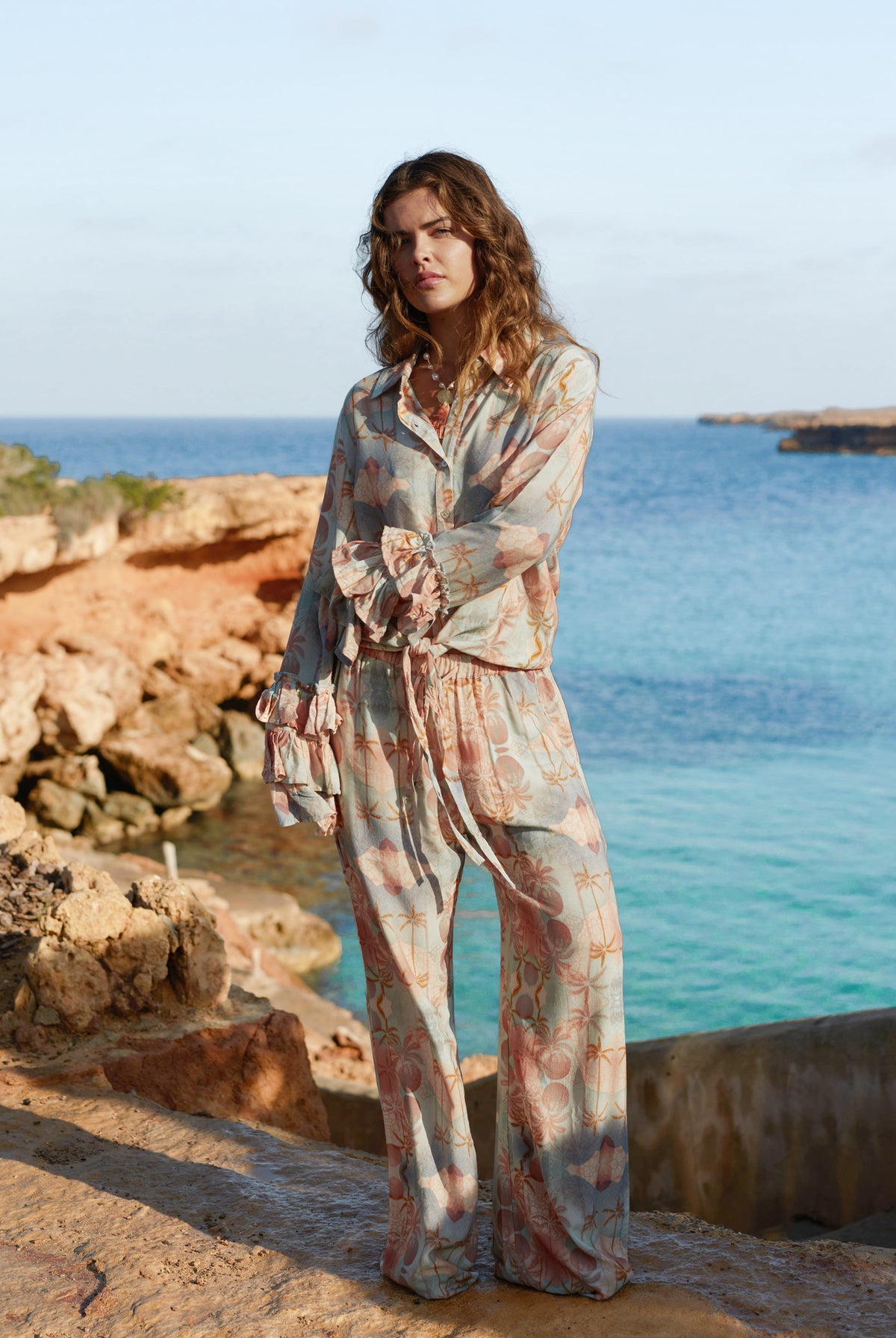 Pantalon bohème imprimé d'Isla Ibiza, Brands of Ibiza