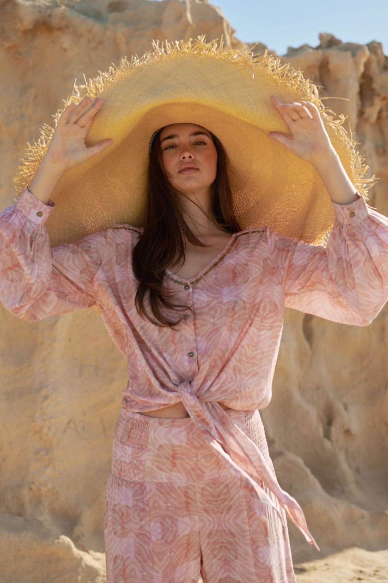 Bohemian blouse in print van Isla Ibiza, Brands of Ibiza