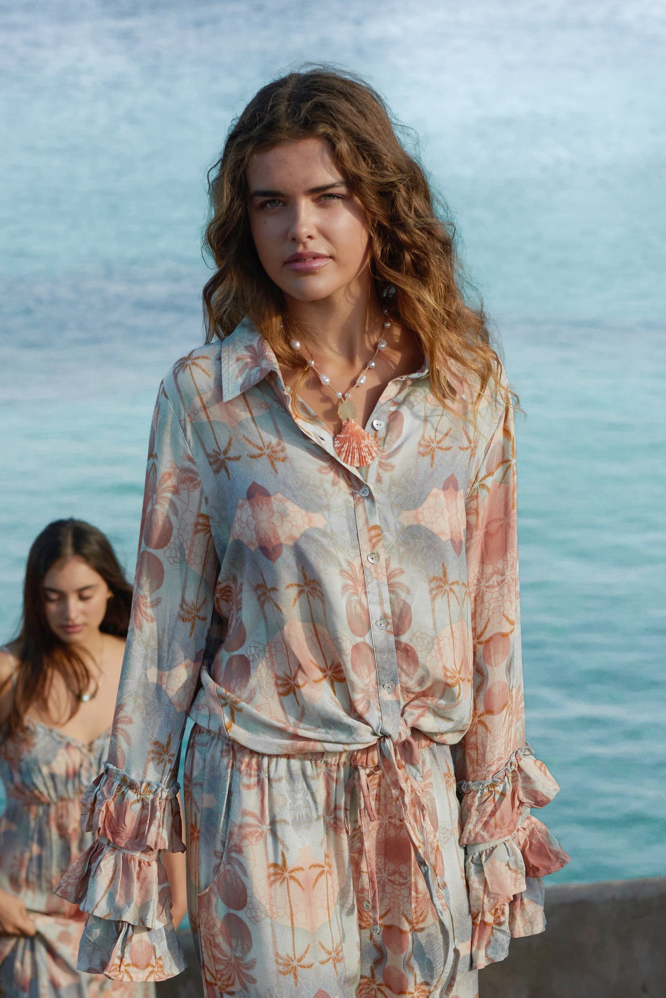 Bohemian blouse in print van Isla Ibiza, Brands of Ibiza