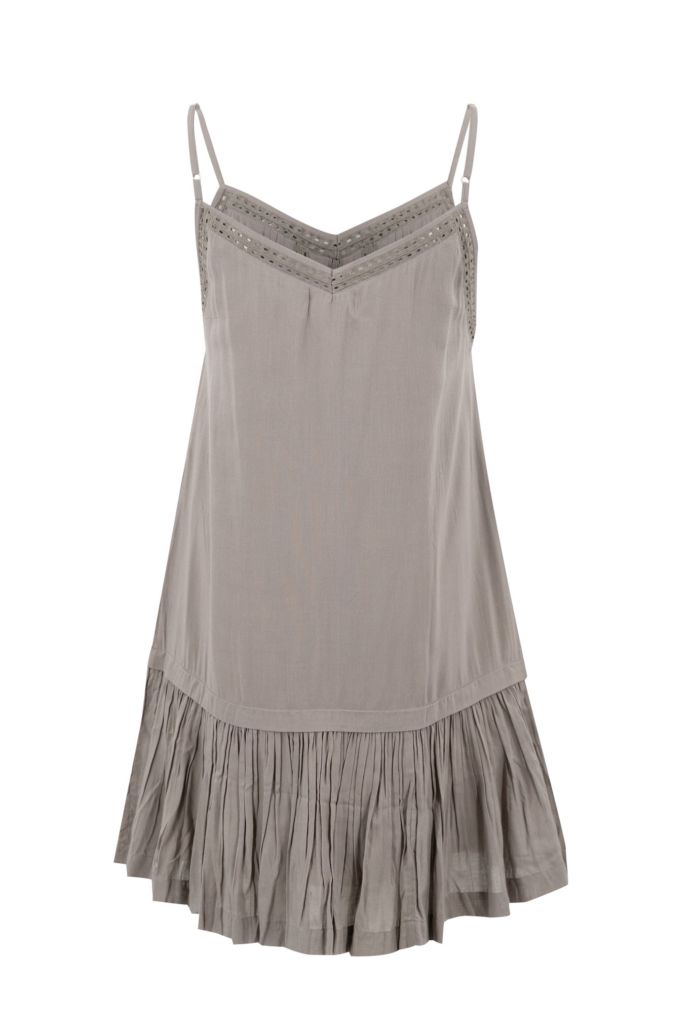 Vestido bohemio en color caqui de ibzmode, Marcas de Ibiza