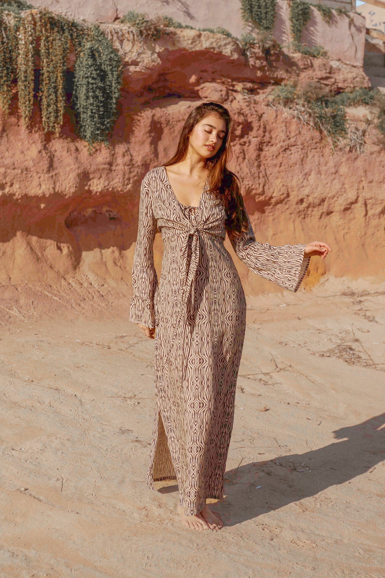 Bohemian blouse in print van Isla Ibiza, Brands of Ibiza