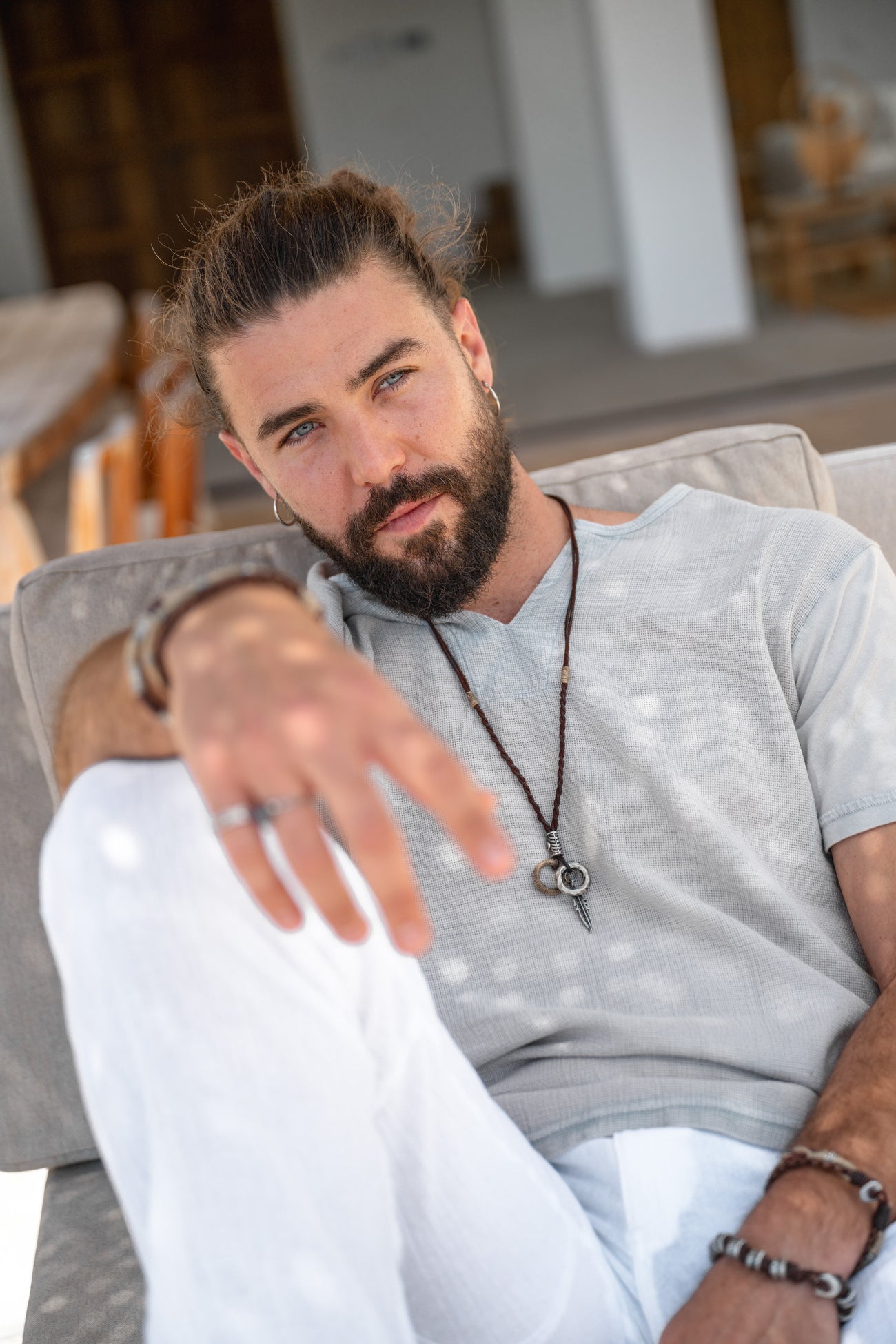 Bohemian item in light blue van ibzmode, Brands of Ibiza