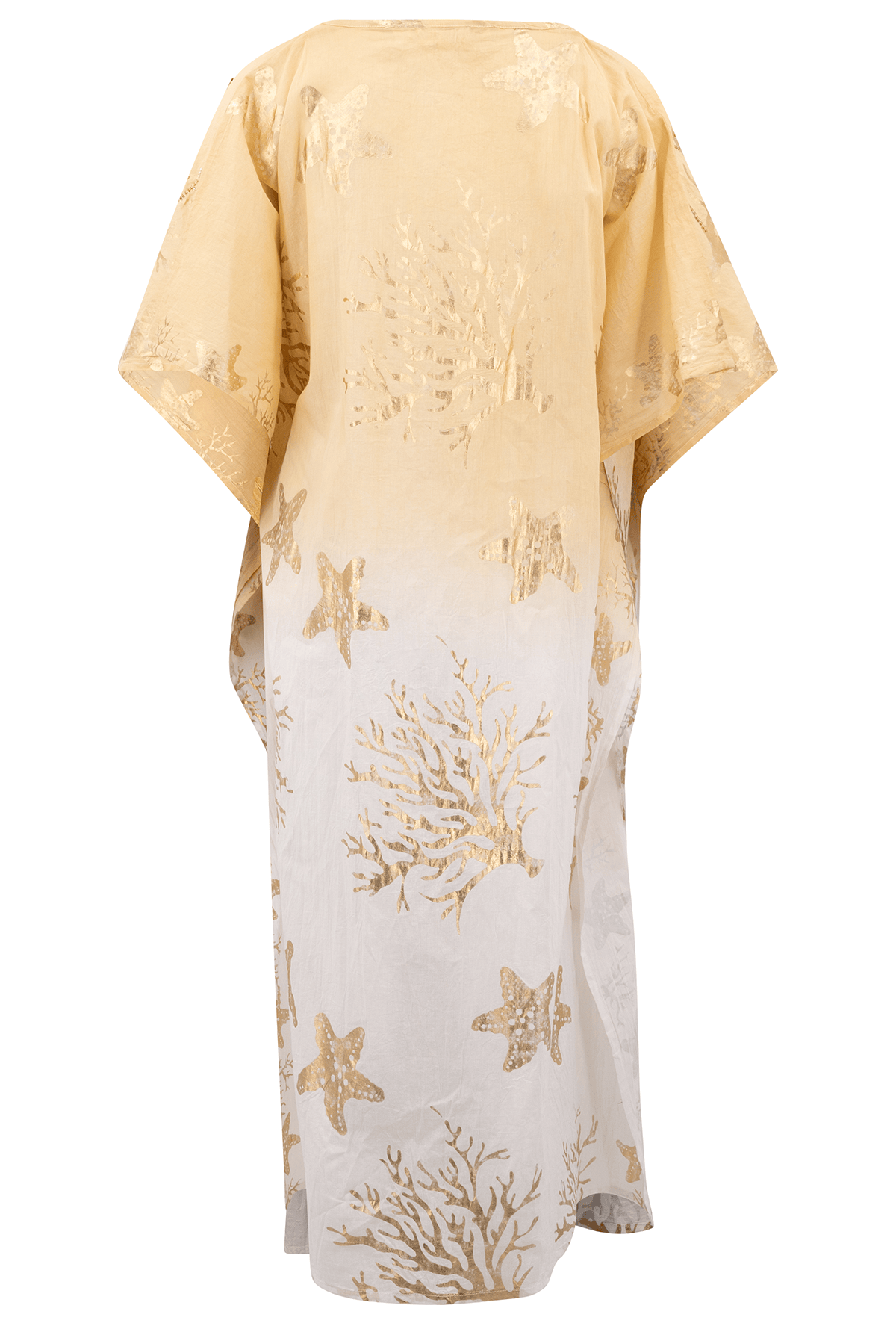 Kimono bohemio en arena/blanco de ibzmode, Marcas de Ibiza