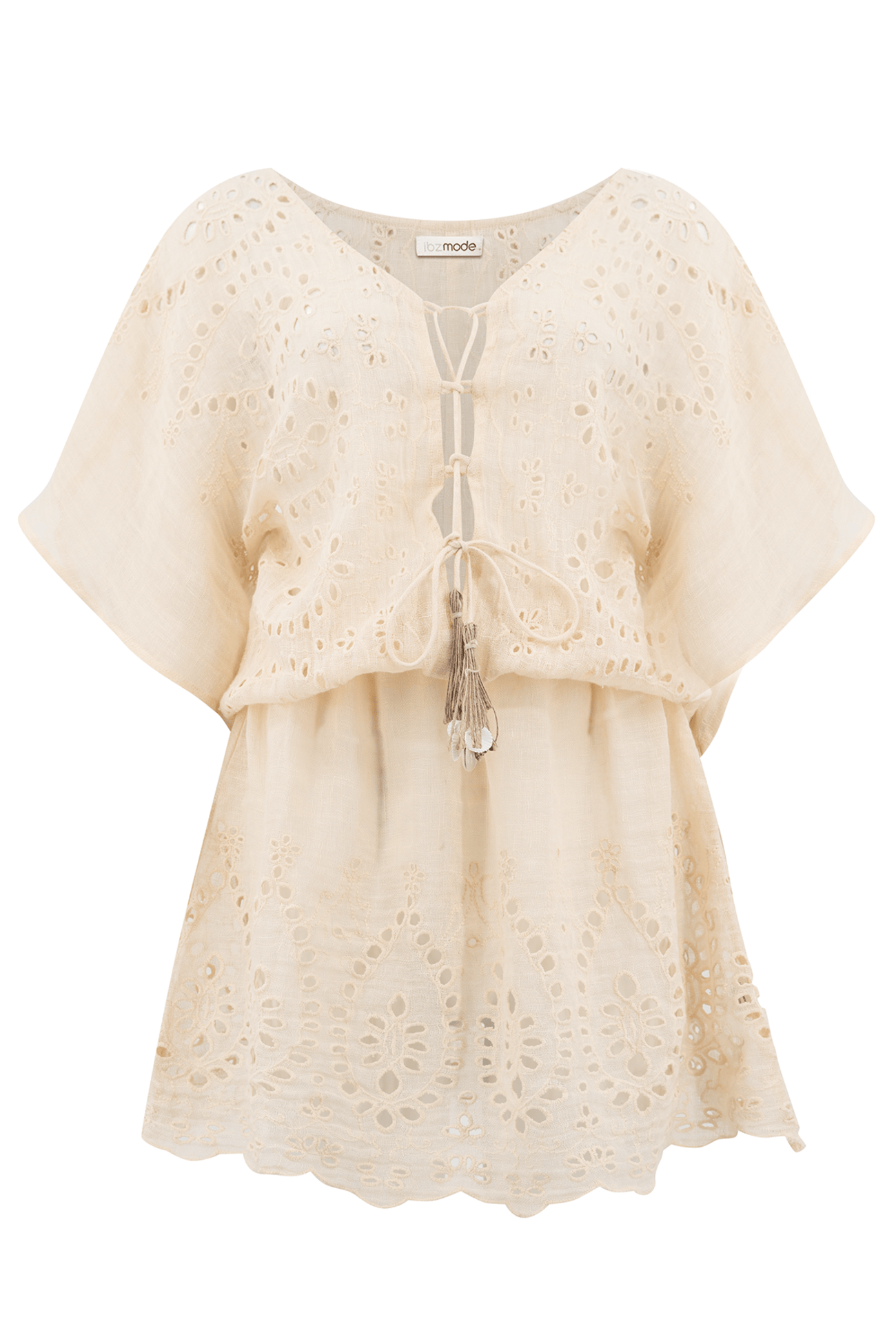 Bohemian jurk in powder van ibzmode, Brands of Ibiza