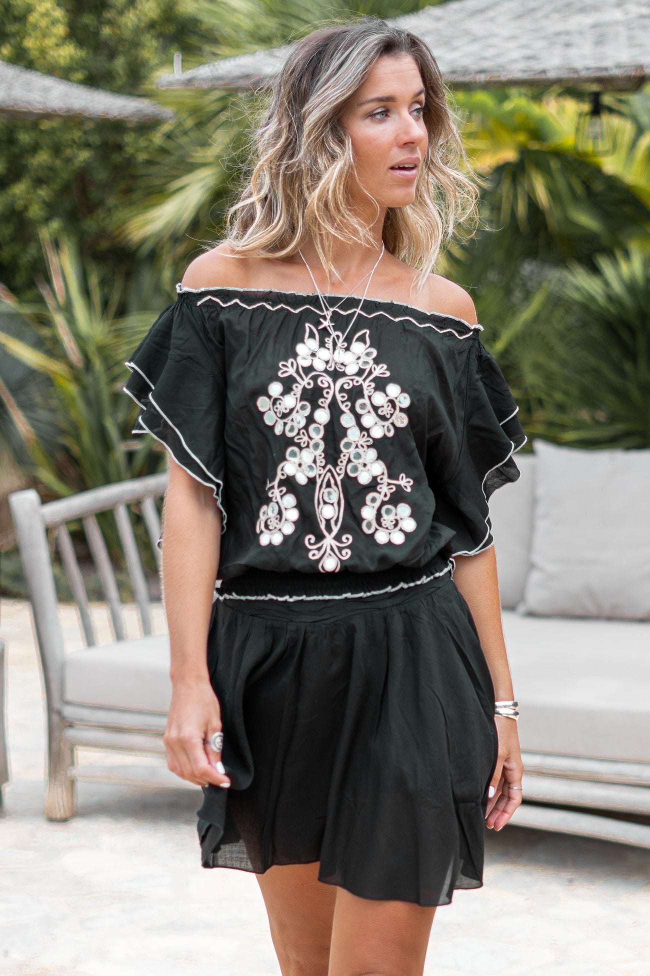 Bohemian item in black van ibzmode, Brands of Ibiza