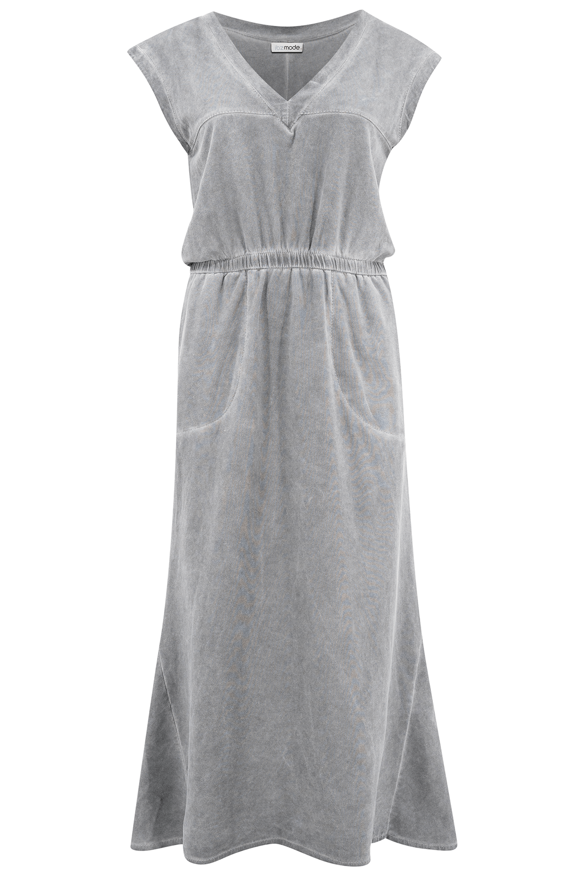 Vestido bohemio en antracita de ibzmode, Marcas de Ibiza