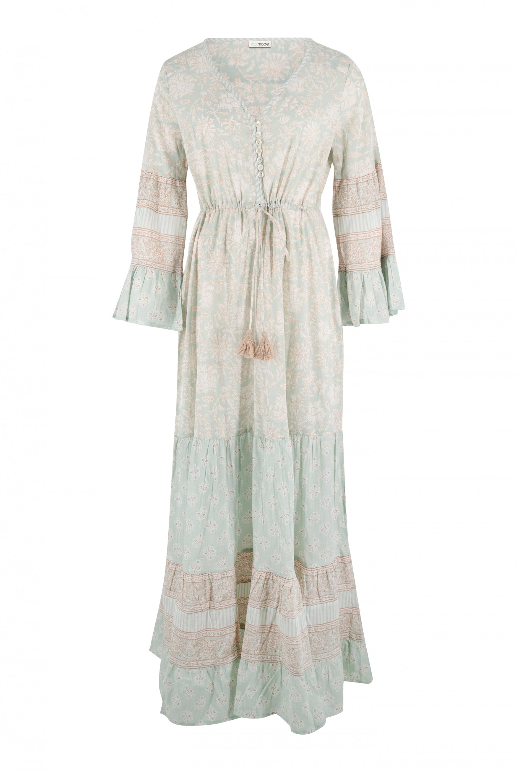 Bohemian jurk in mint van ibzmode, Brands of Ibiza