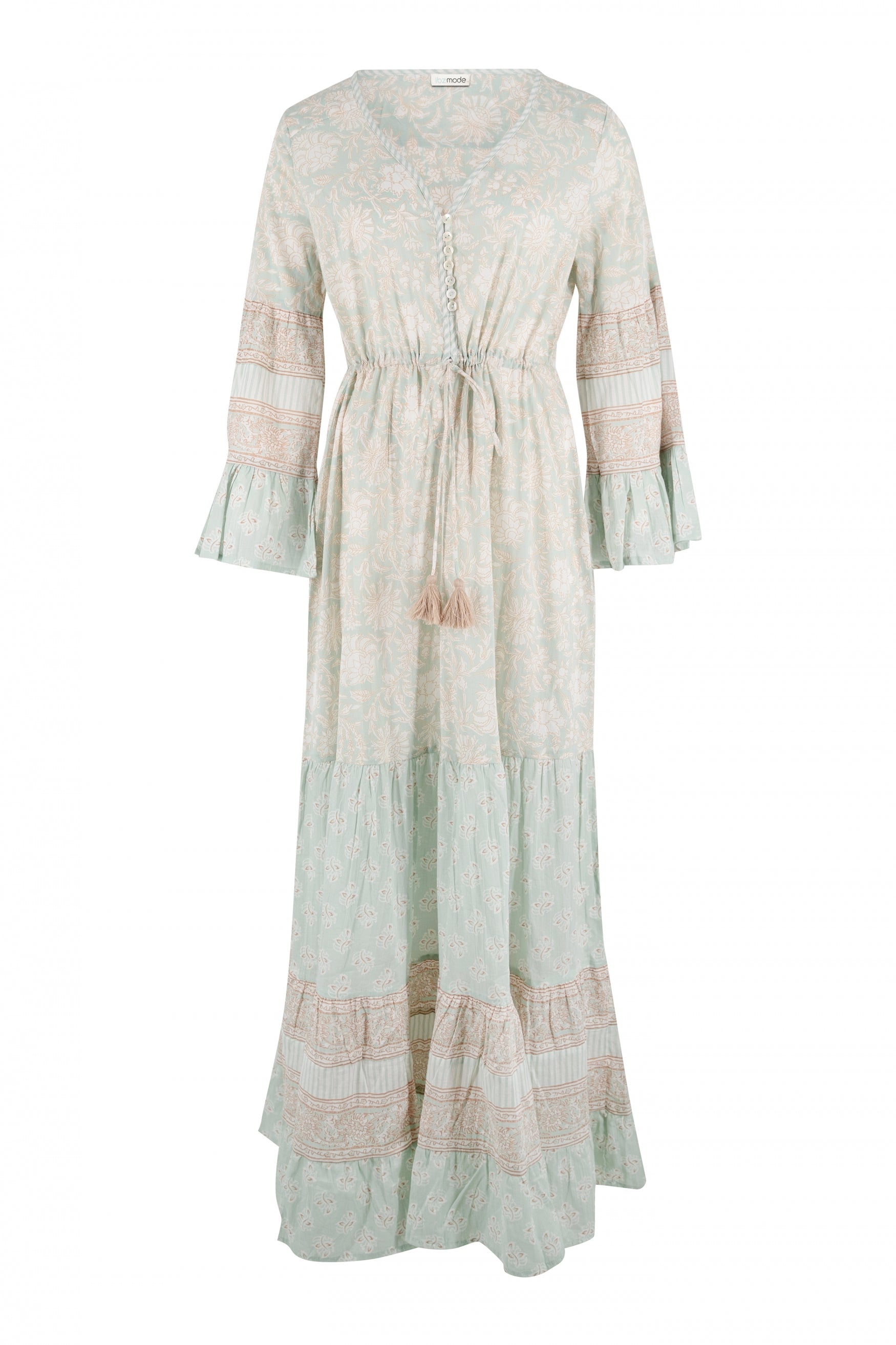 Bohemian jurk in mint van ibzmode, Brands of Ibiza