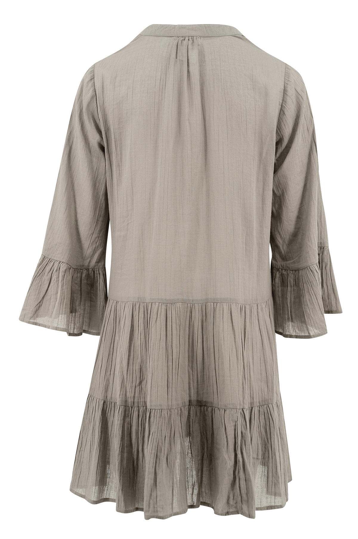 Bohemian jurk in khaki van ibzmode, Brands of Ibiza