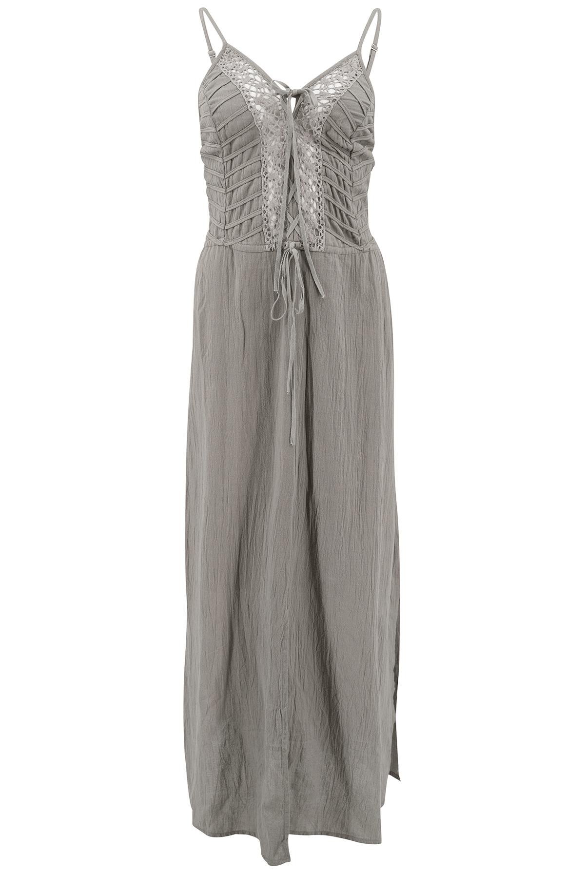 Bohemian jurk in khaki van ibzmode, Brands of Ibiza