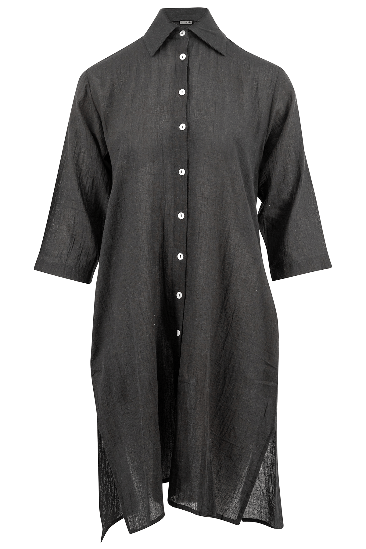 Bohemian blouse in black van ibzmode, Brands of Ibiza