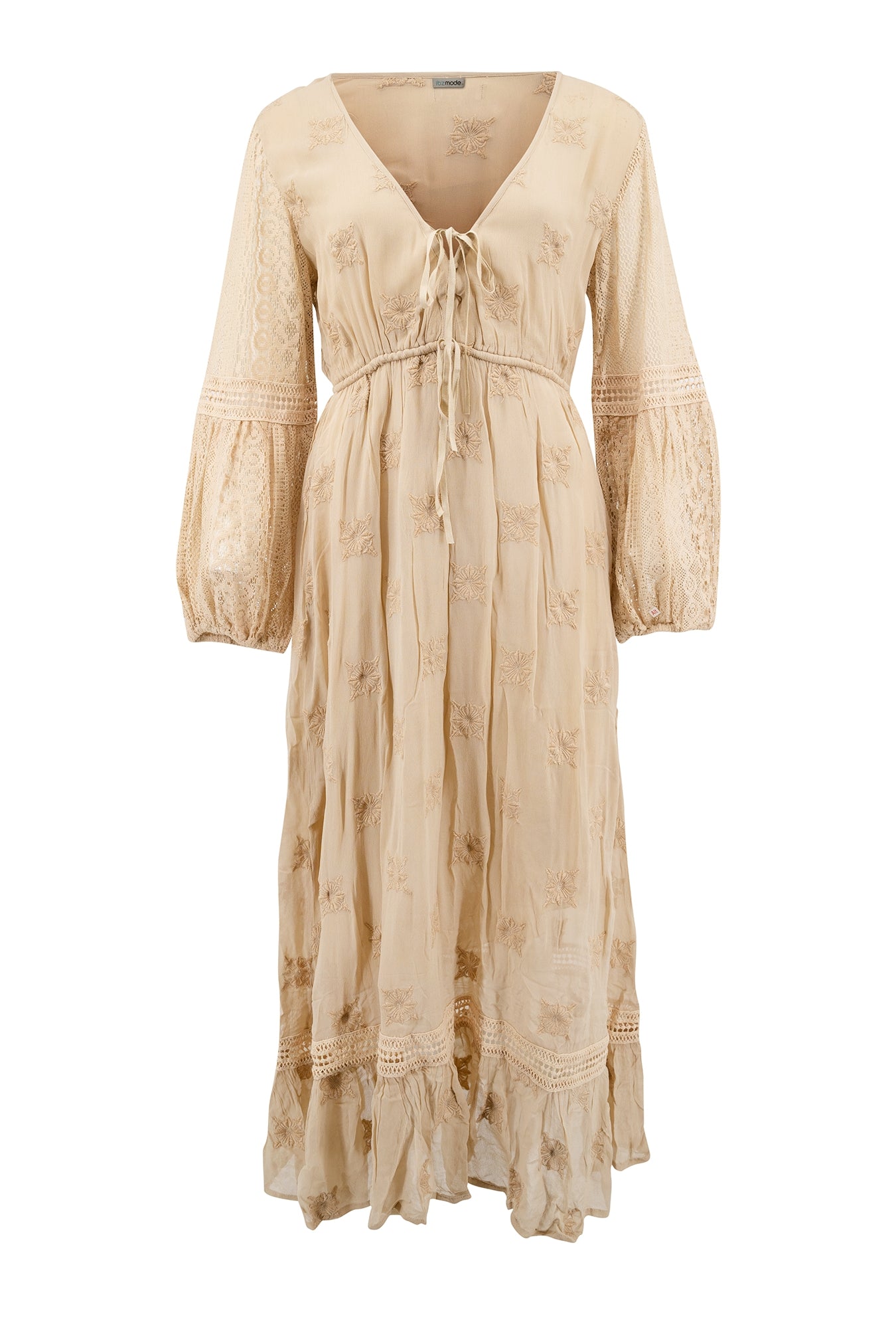 Bohemian jurk in powder van ibzmode, Brands of Ibiza