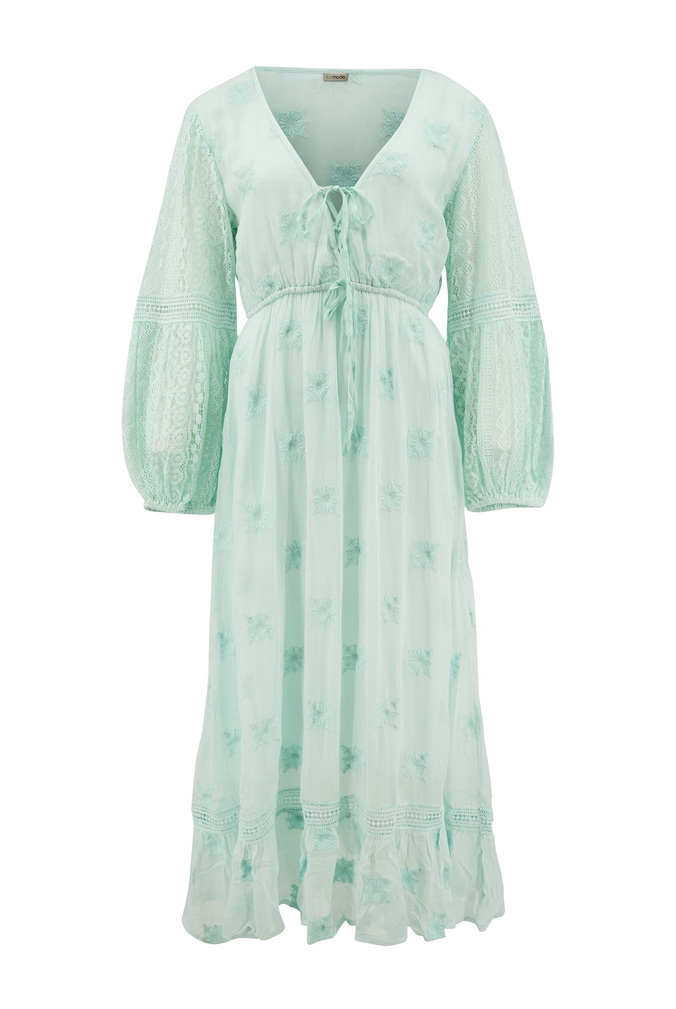 Bohemian jurk in mint van ibzmode, Brands of Ibiza