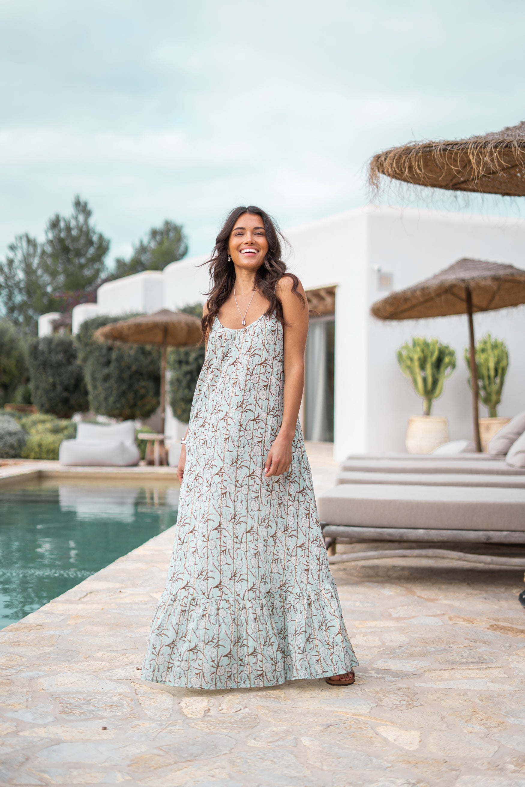 Bohemian jurk in mint van ibzmode, Brands of Ibiza