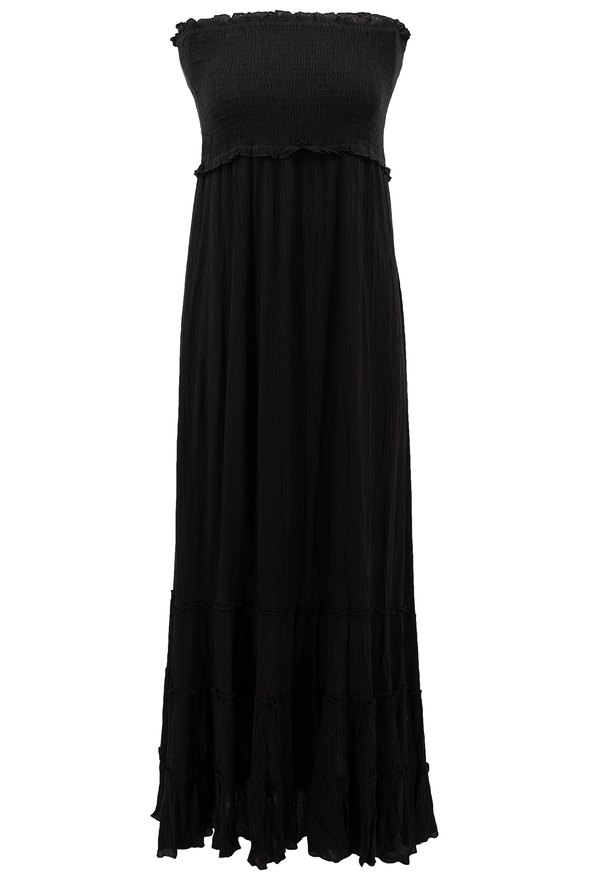 Bohemian jurk in black van ibzmode, Brands of Ibiza