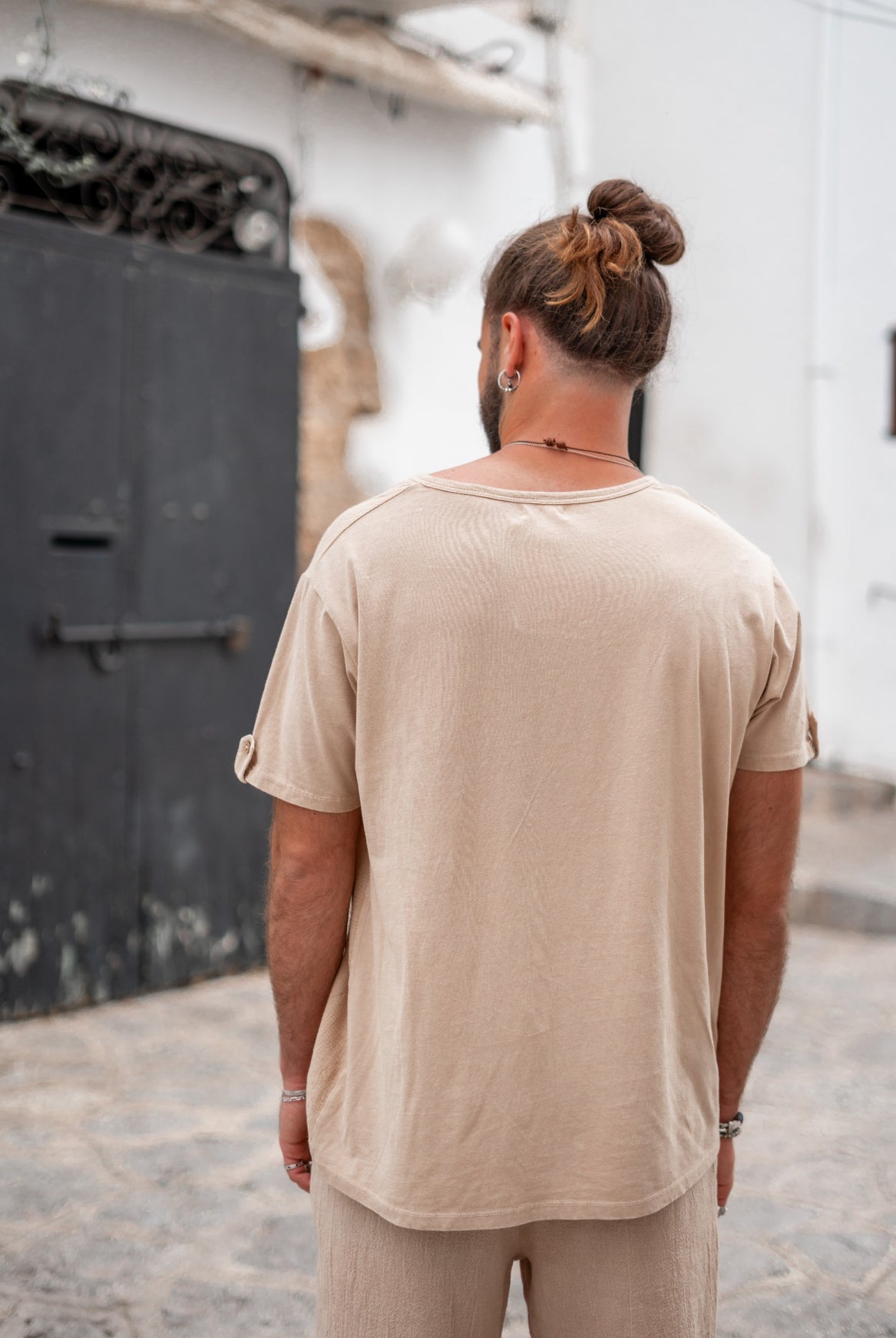 Prenda de estilo bohemio en color topo de ibzmode, Brands of Ibiza