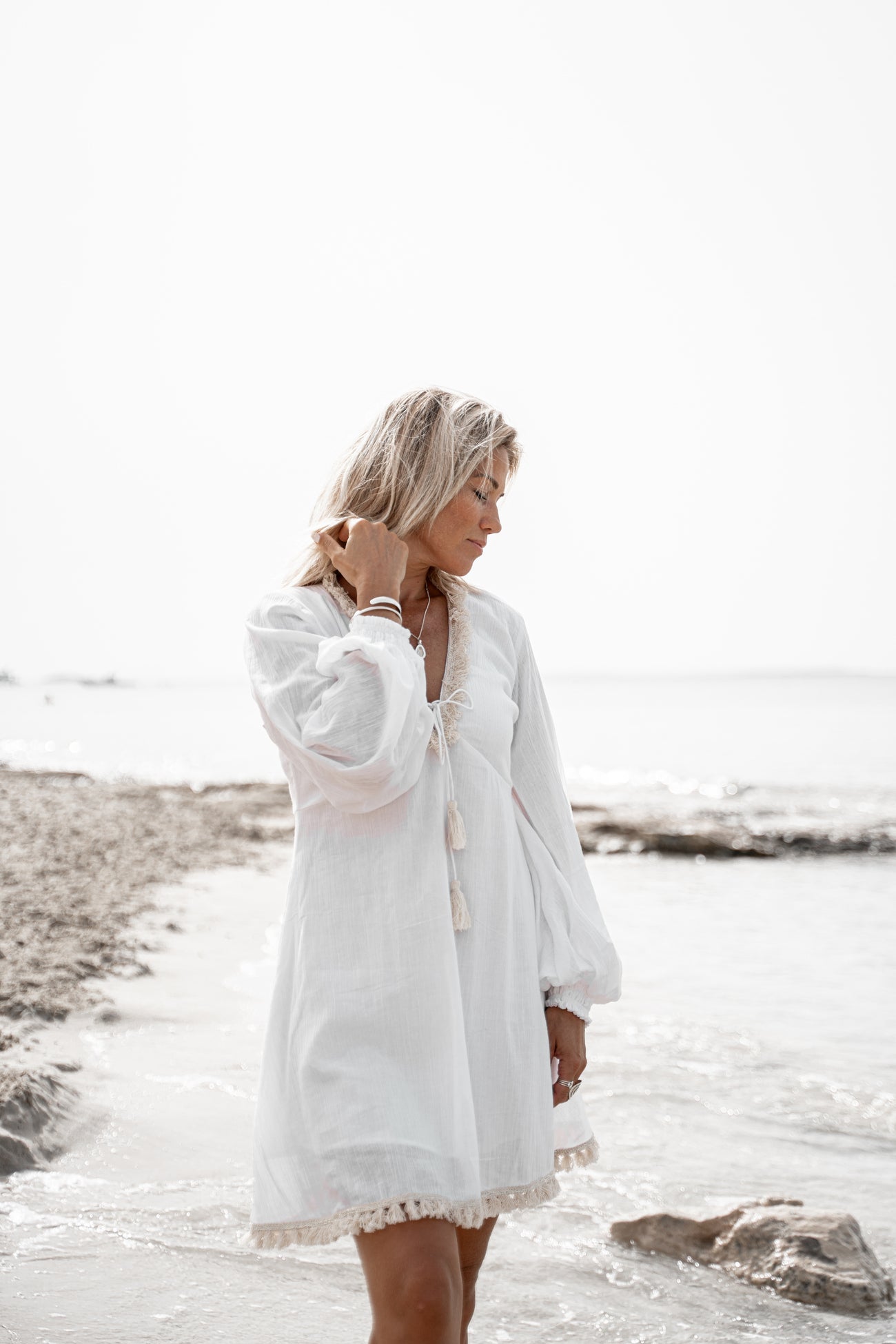 Bohemian item in white van ibzmode, Brands of Ibiza