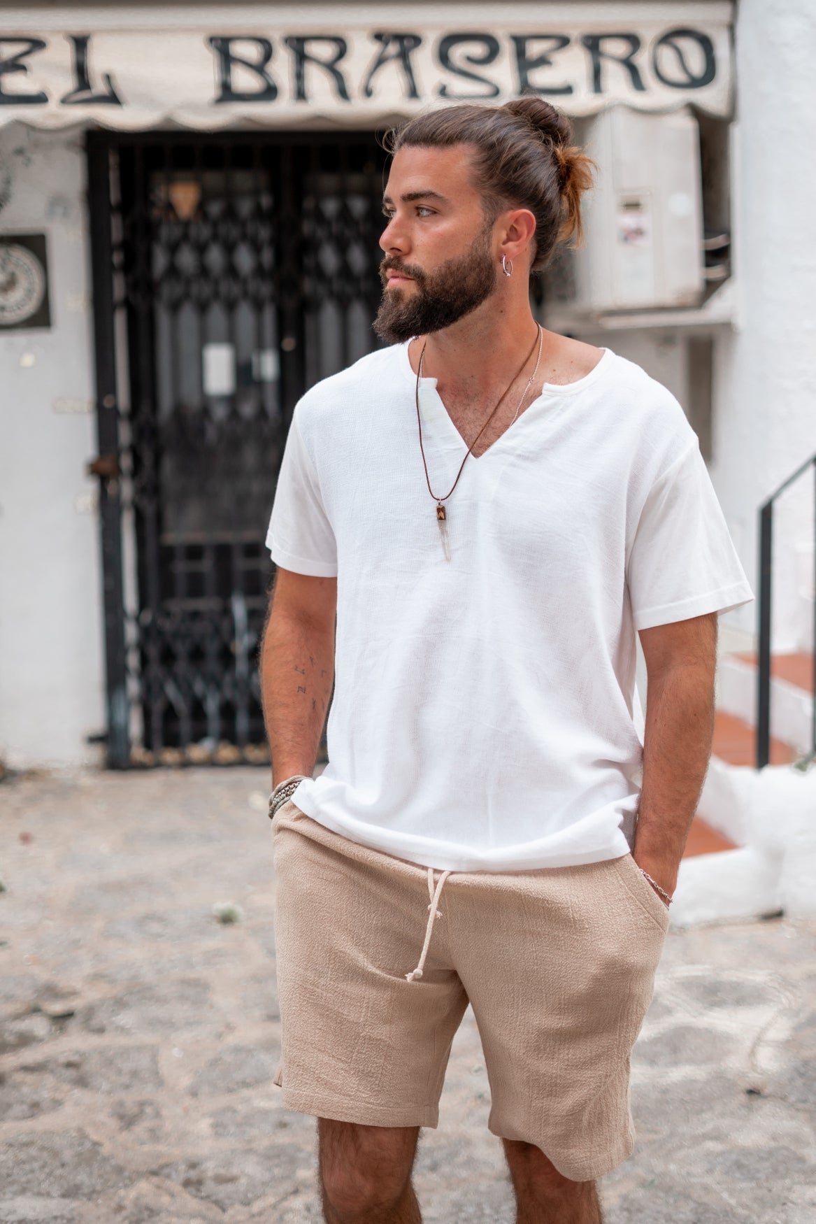 Bohemian item in white van ibzmode, Brands of Ibiza