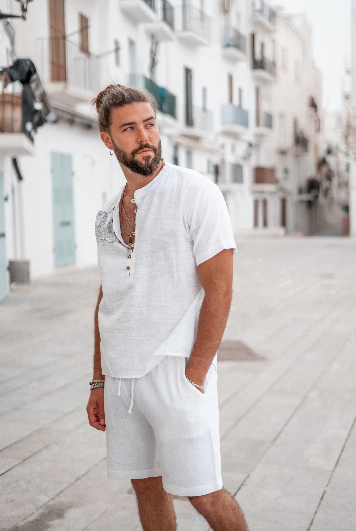 Bohemian item in white van ibzmode, Brands of Ibiza