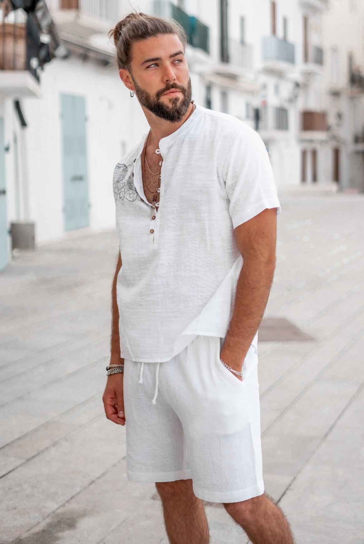 Bohemian item in white van ibzmode, Brands of Ibiza