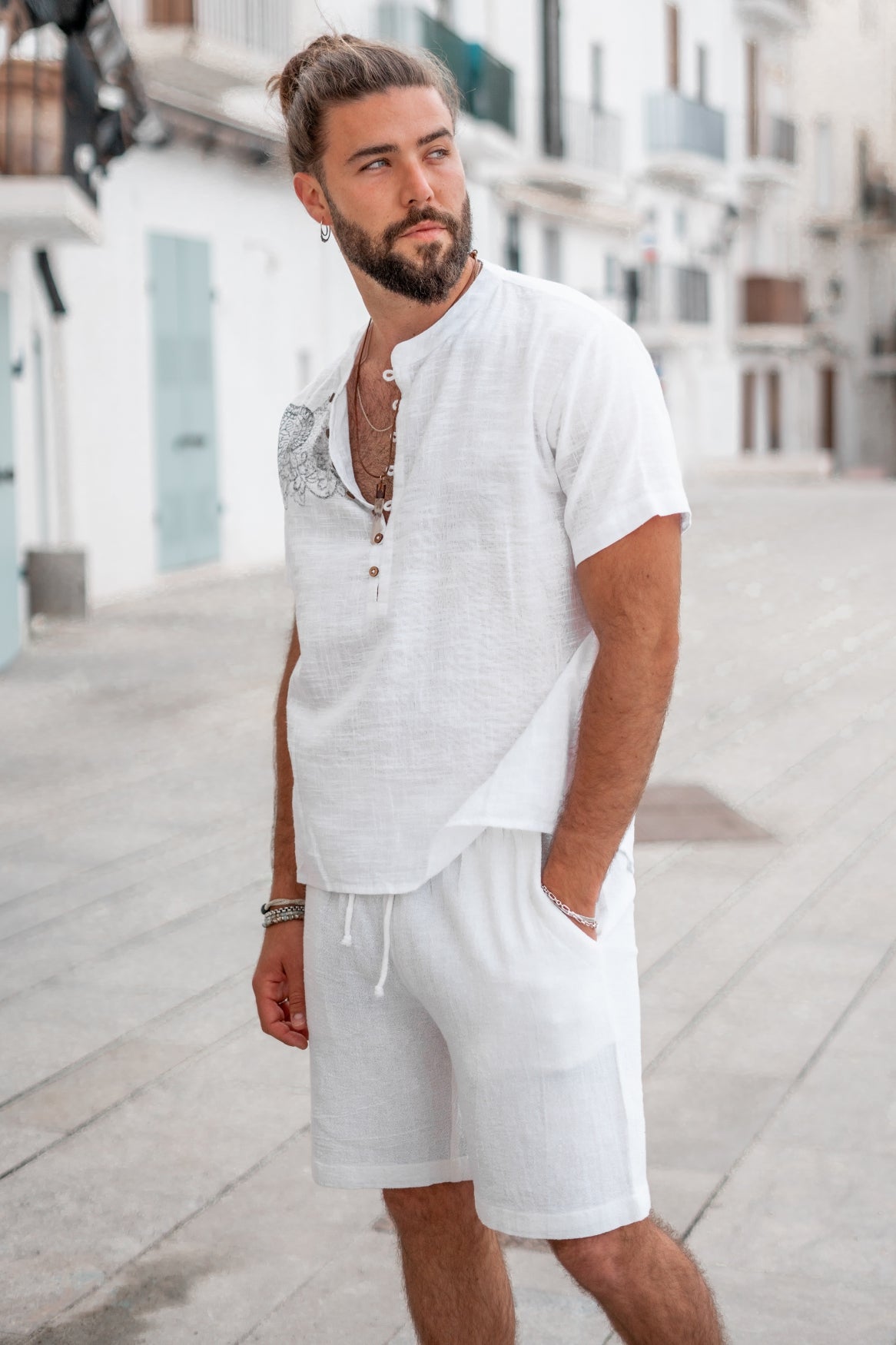 Bohemian item in white van ibzmode, Brands of Ibiza