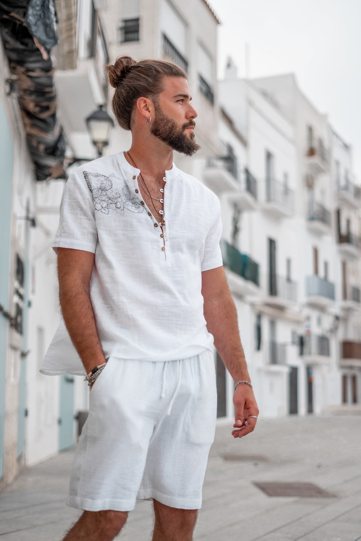 Bohemian item in white van ibzmode, Brands of Ibiza
