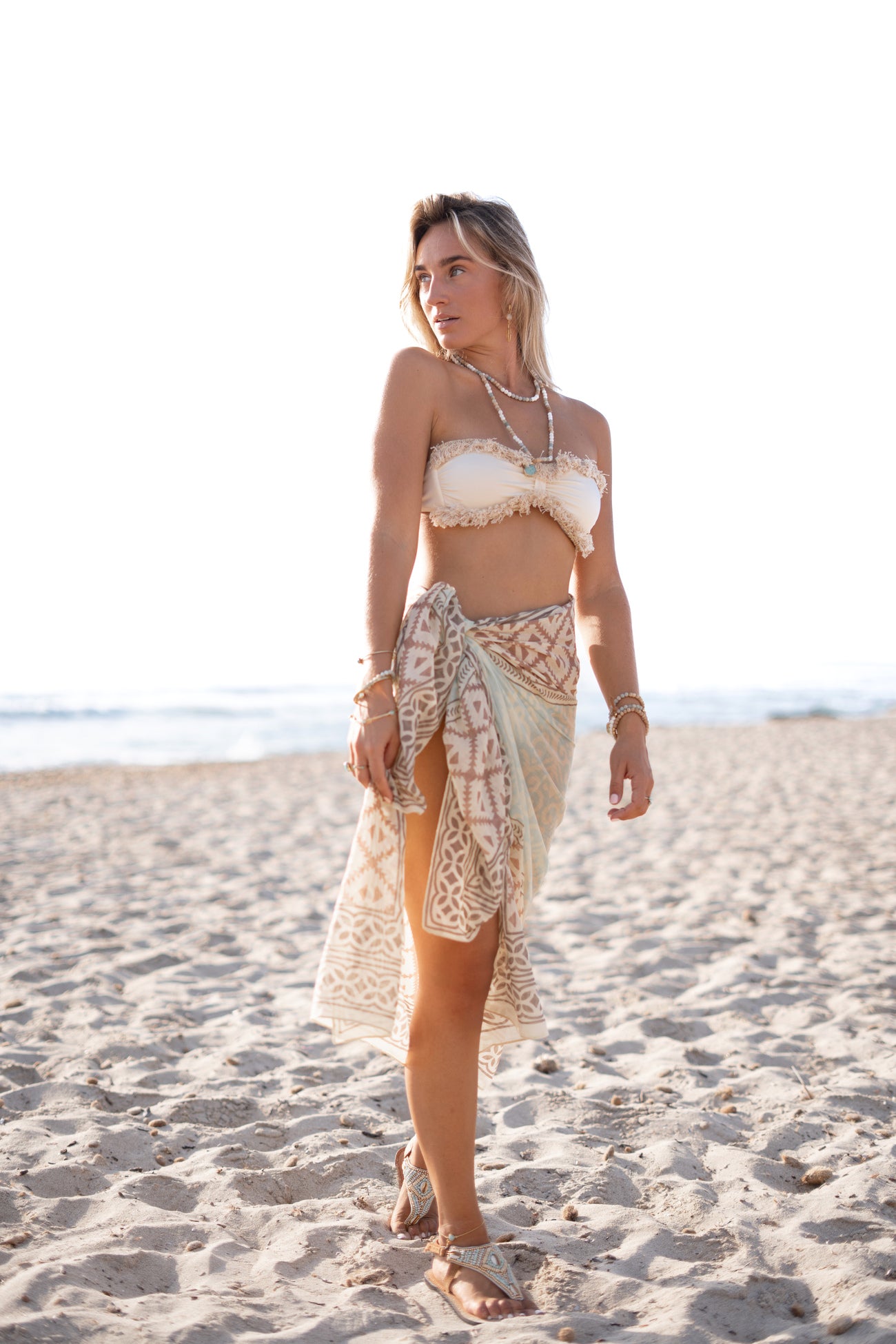 Ibzmode Pareo Luma Miranza Mint beach pareo style