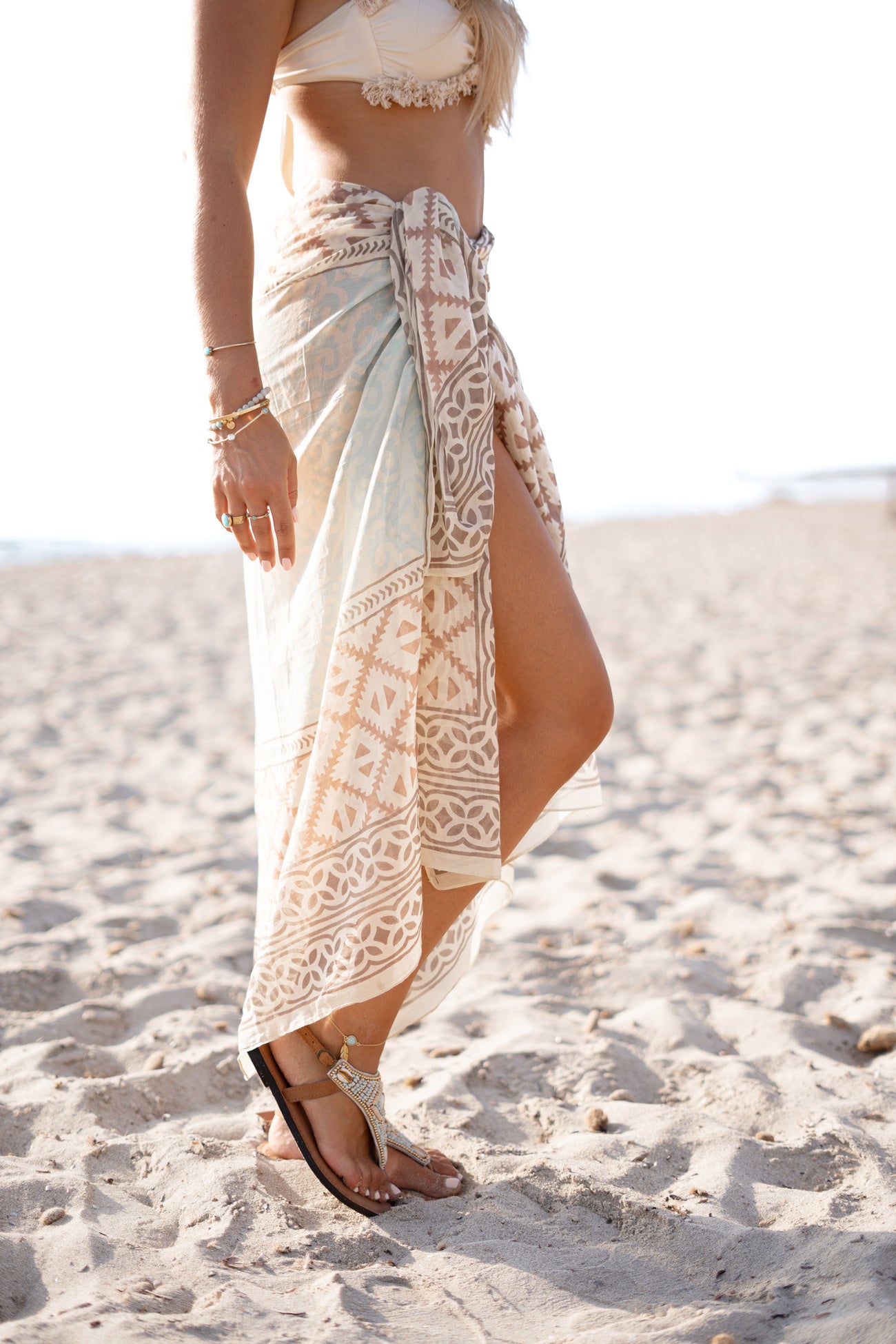 Ibzmode Pareo Luma Miranza Mint beach pareo style