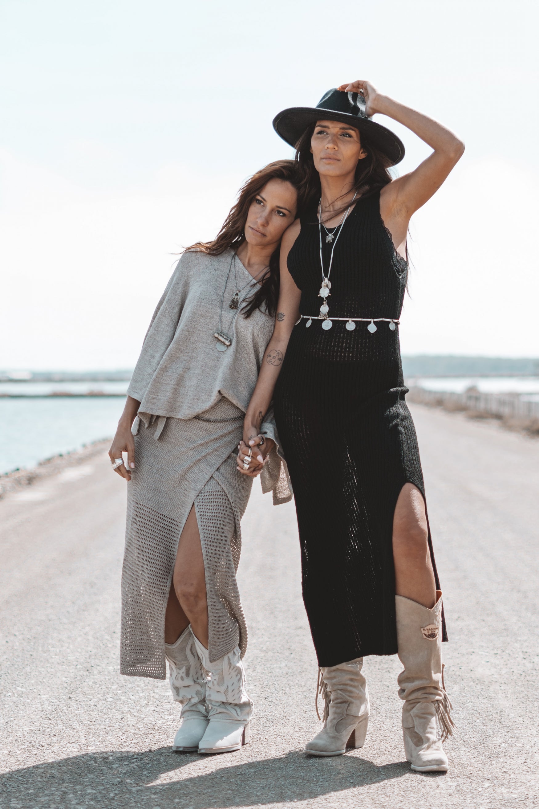 Bohemian dress in black by MOOST Wanted, Brands of Ibiza
