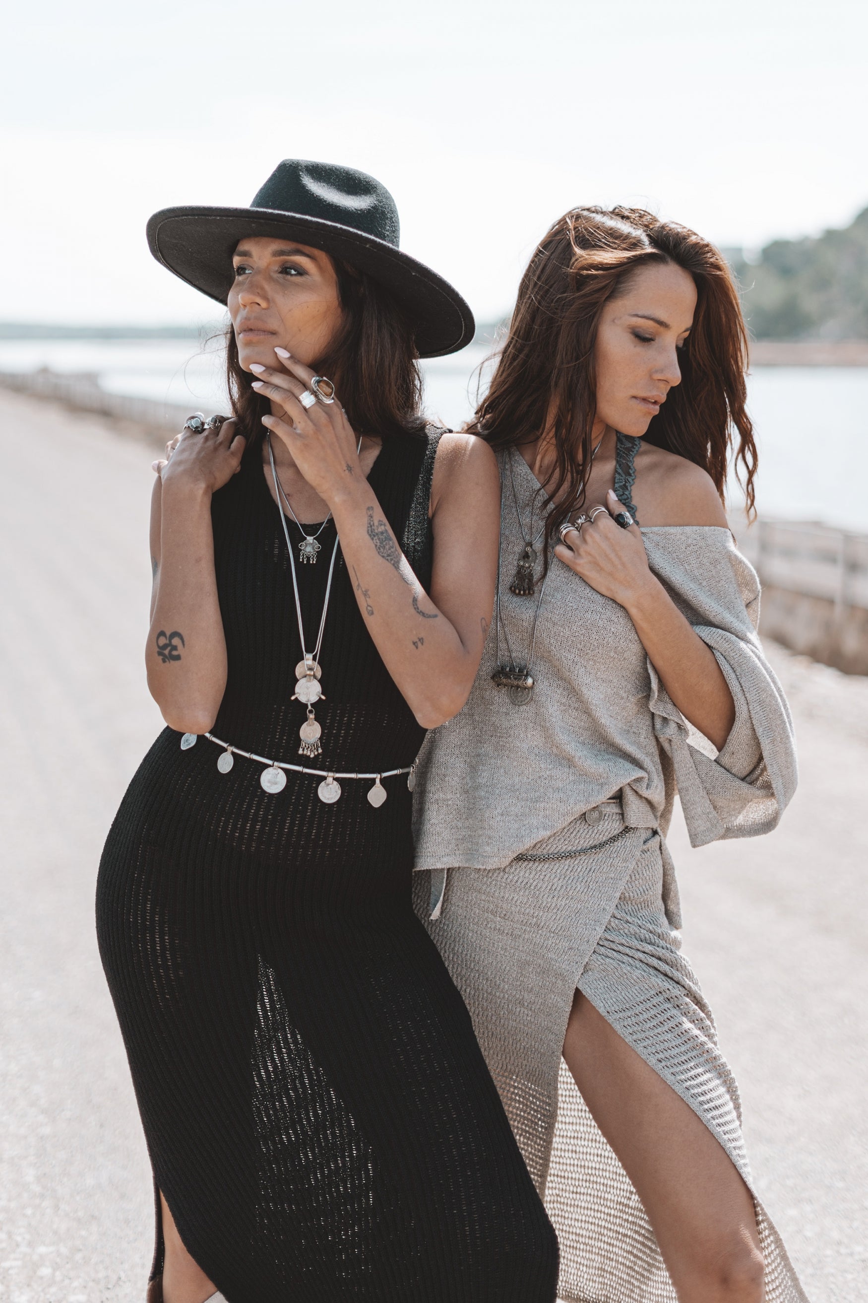 Bohemian dress in black by MOOST Wanted, Brands of Ibiza