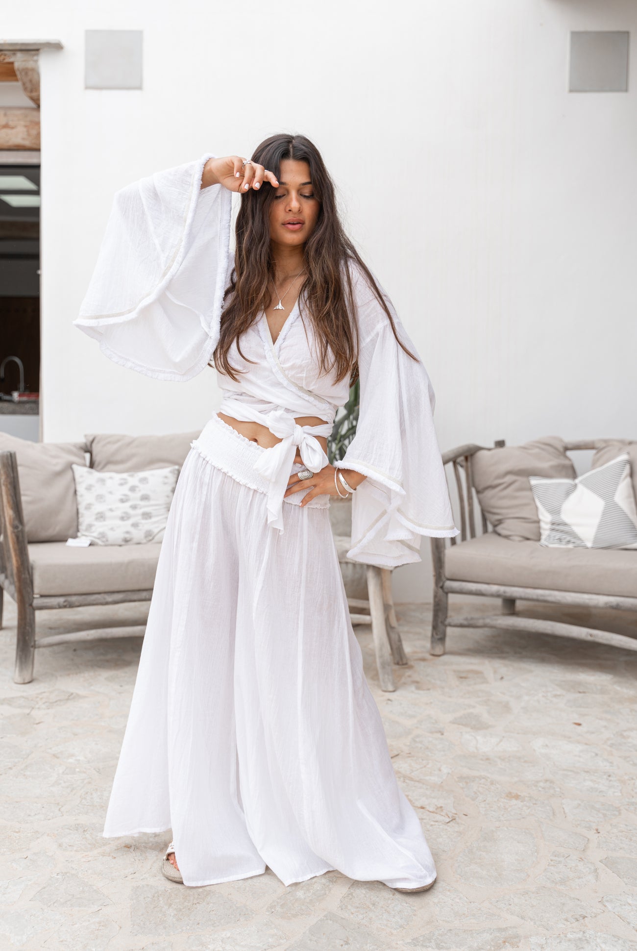 Bohemian item in white from ibzmode, Brands of Ibiza