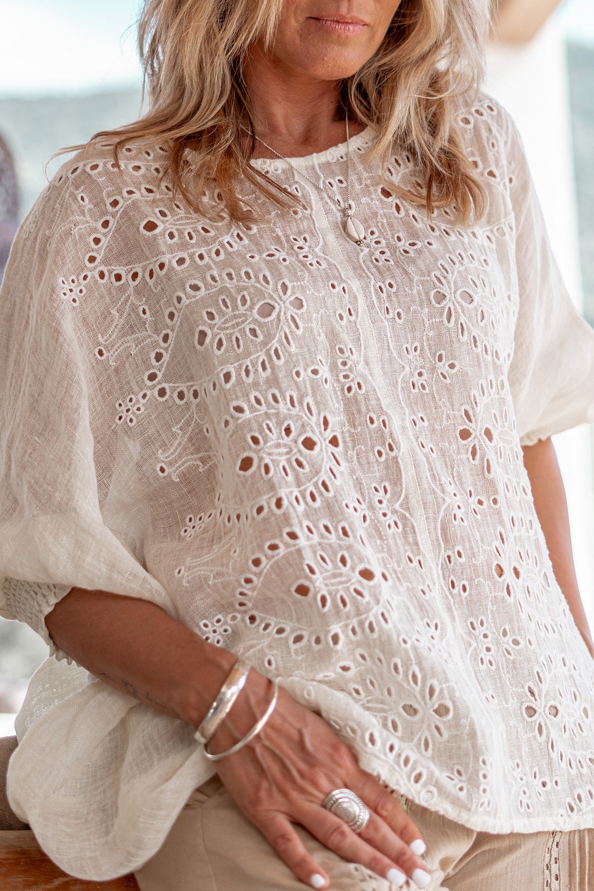 Bohemian item in ecru van ibzmode, Brands of Ibiza