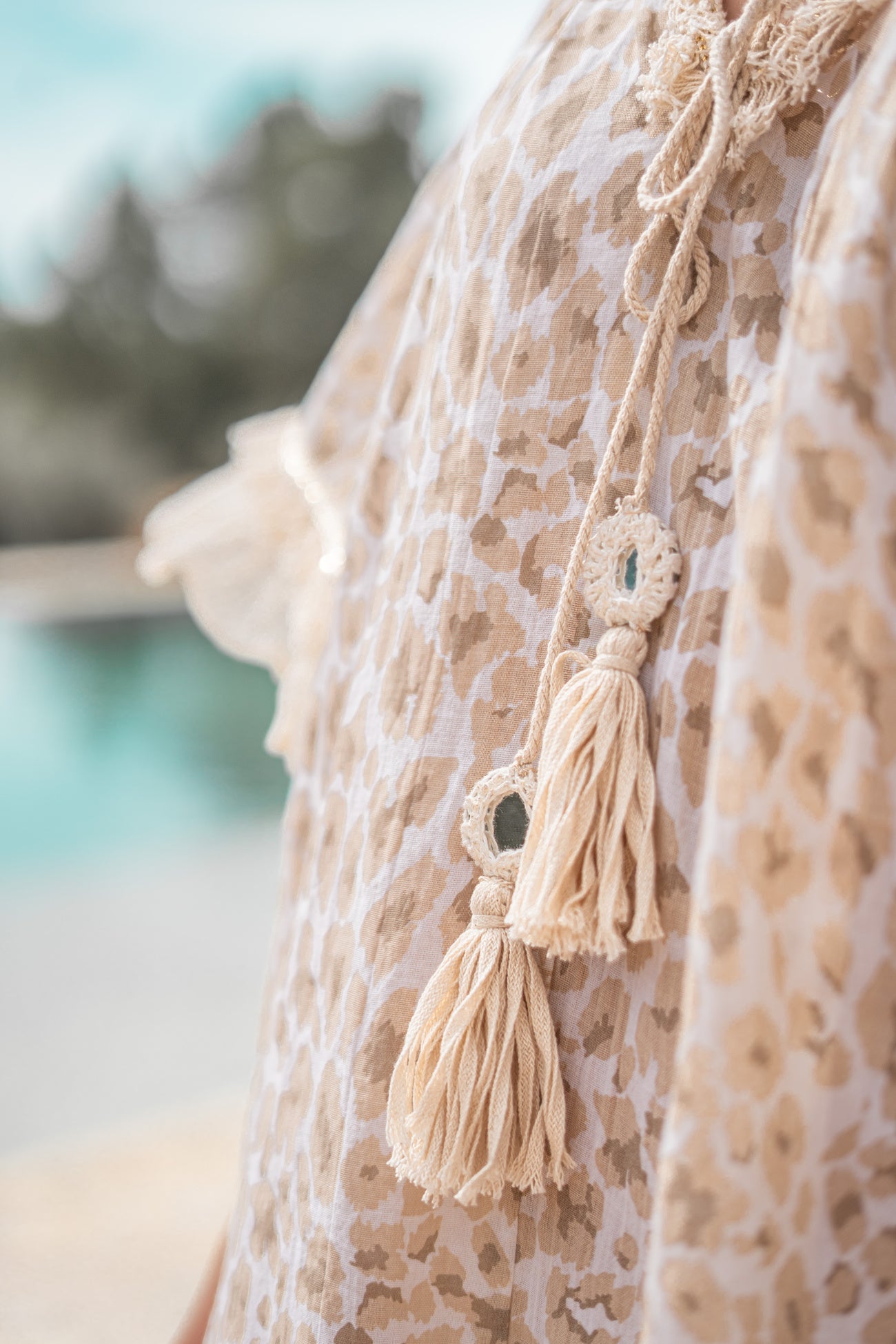 Bohemian item in leopard natural van ibzmode, Brands of Ibiza