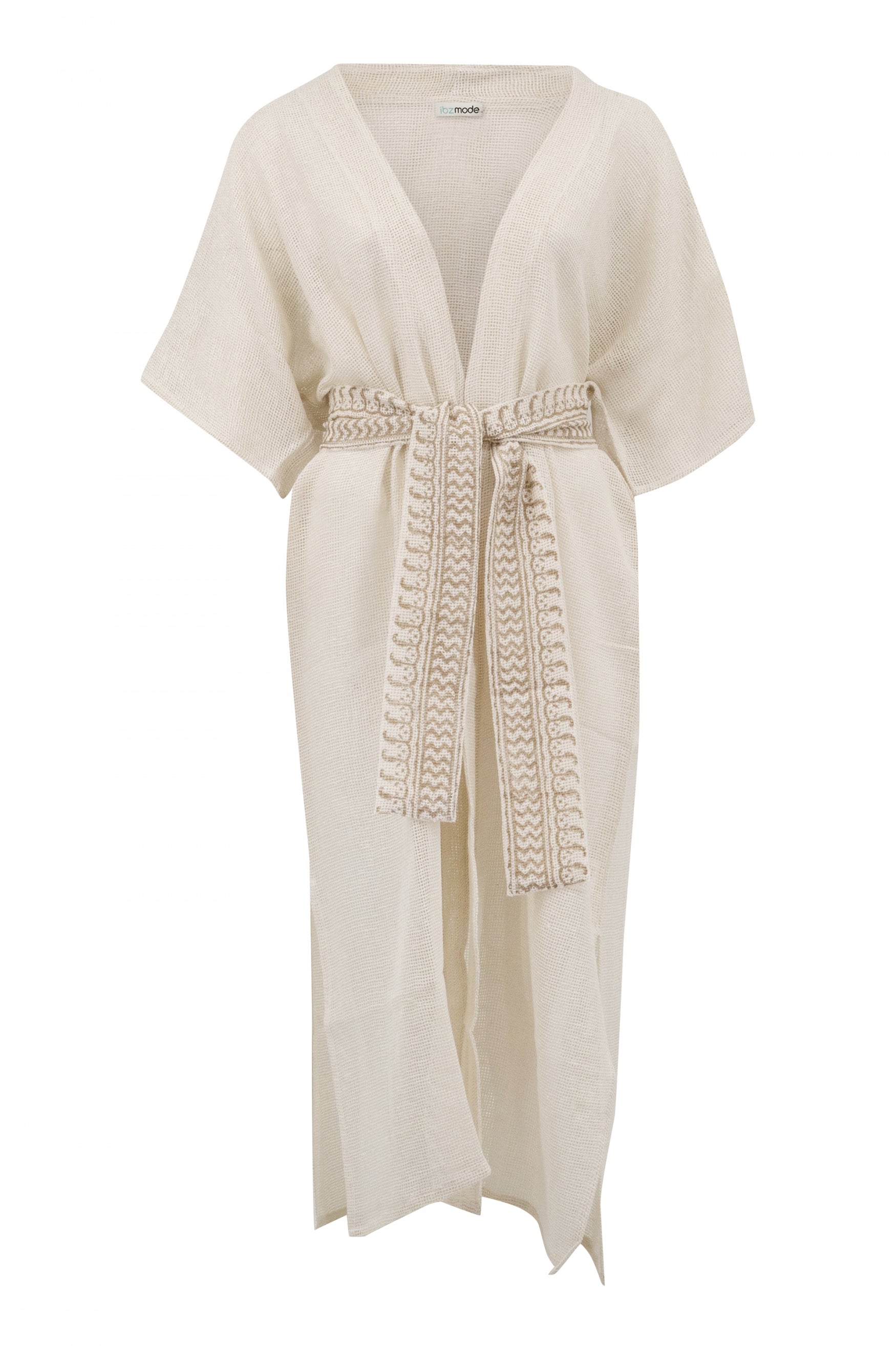 Bohemian kimono in ivory van ibzmode, Brands of Ibiza